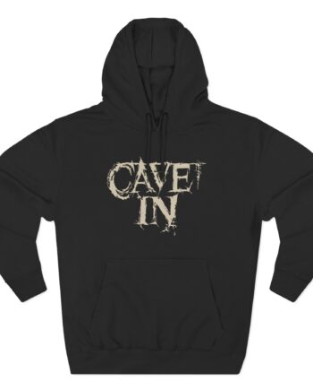 Cave in Logo & Satellite Three-Panel Fleece Hoodie