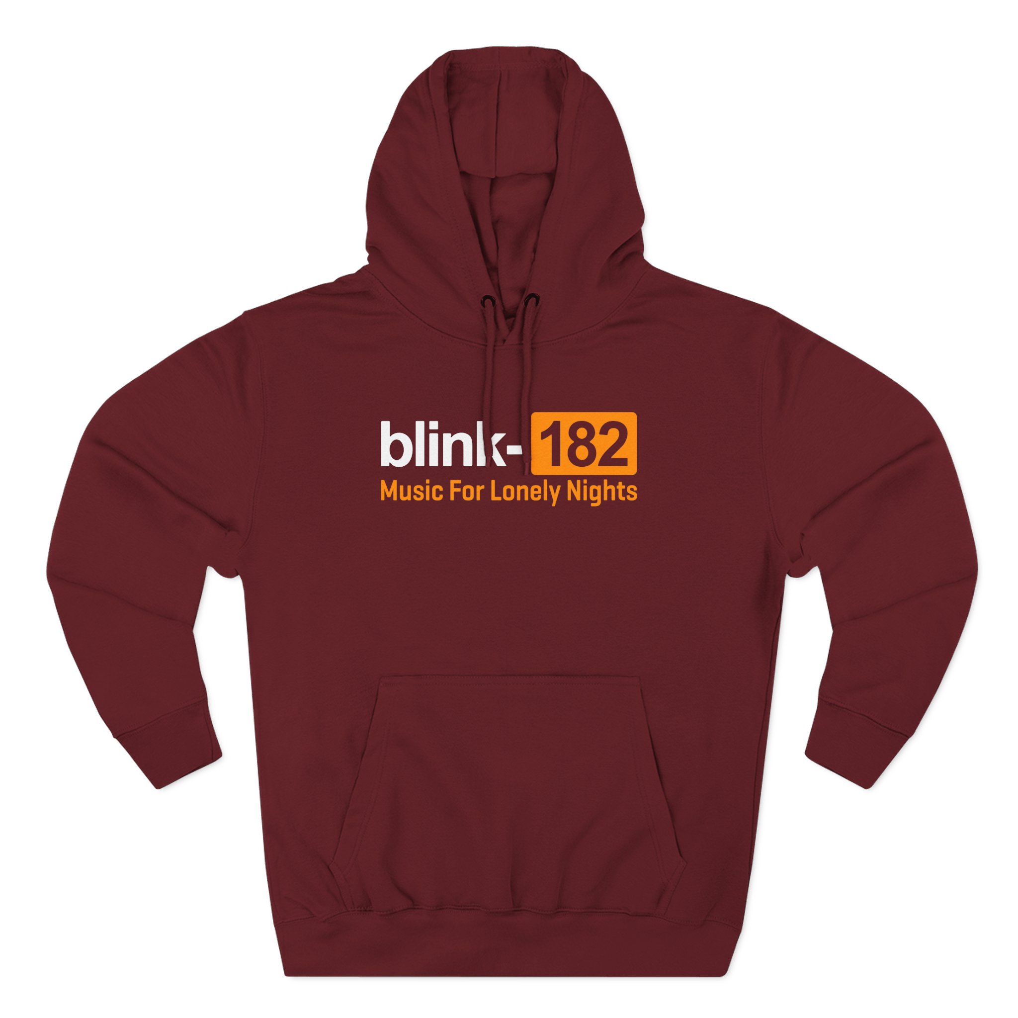 Blink 182 Music for Lonely Nights Three-Panel Fleece Hoodie