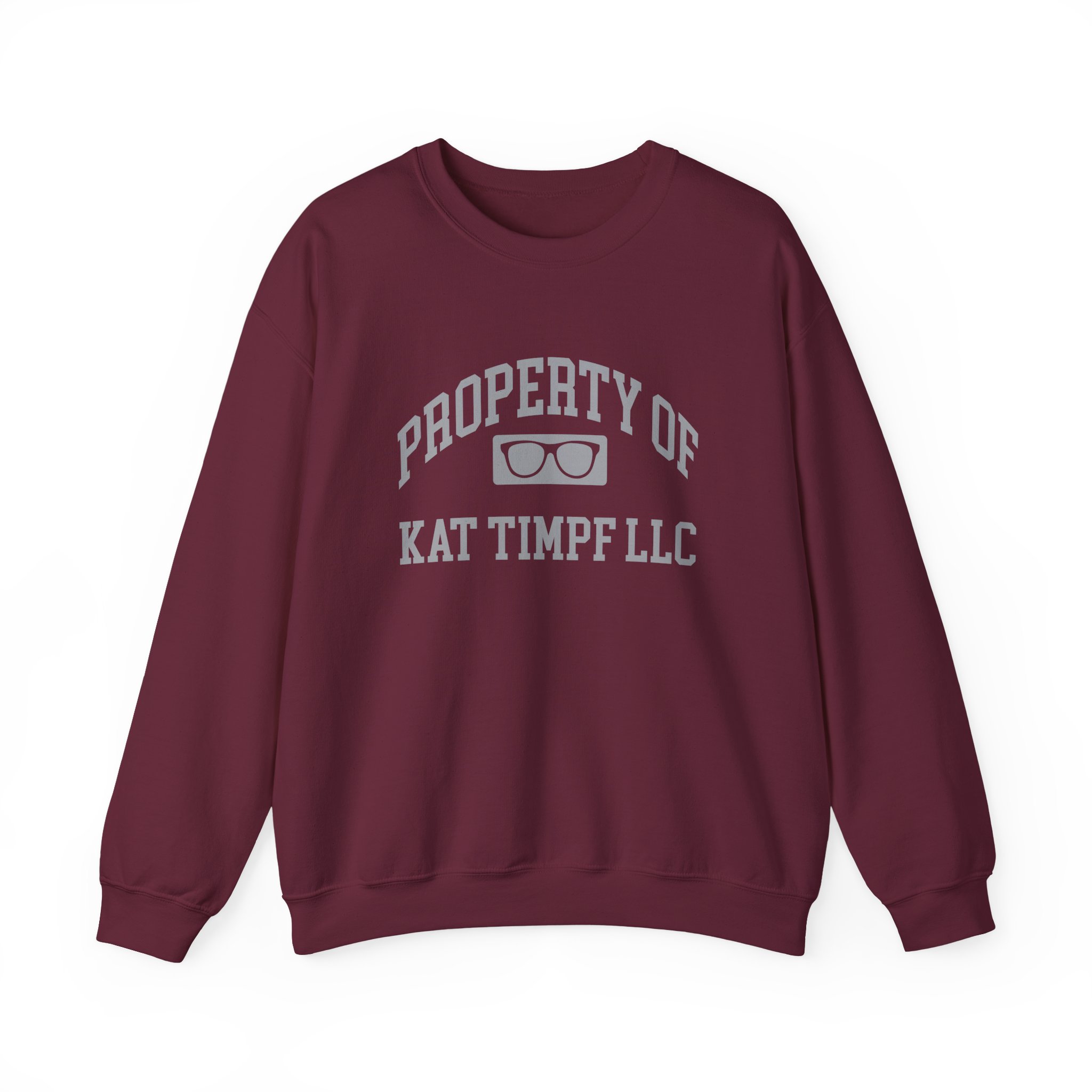 Kat Timpf Property of Kat Timpf, Llc Unisex Heavy Blendâ„¢ Crewneck Sweatshirt