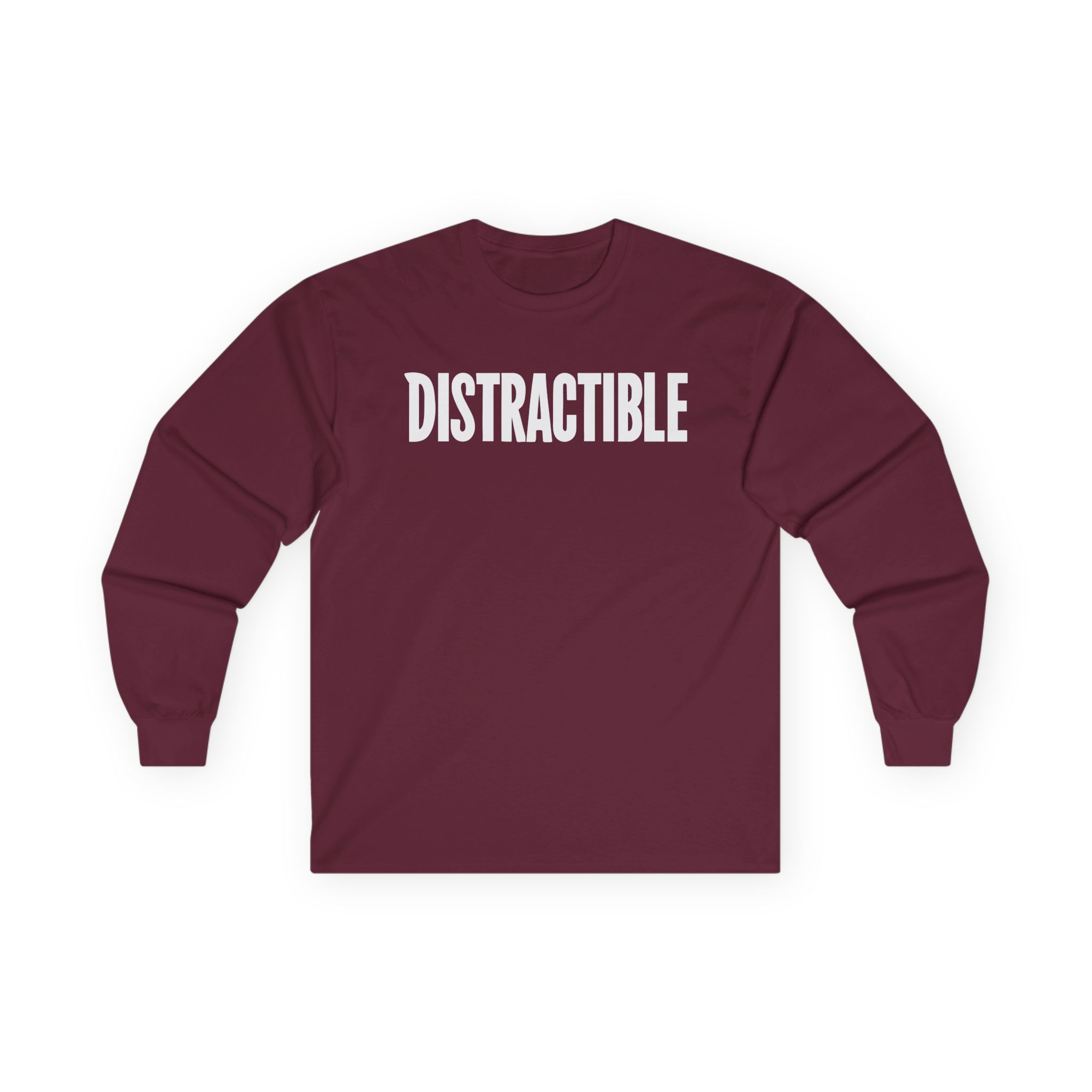 Distractible Unisex Ultra Cotton Long Sleeve Tee