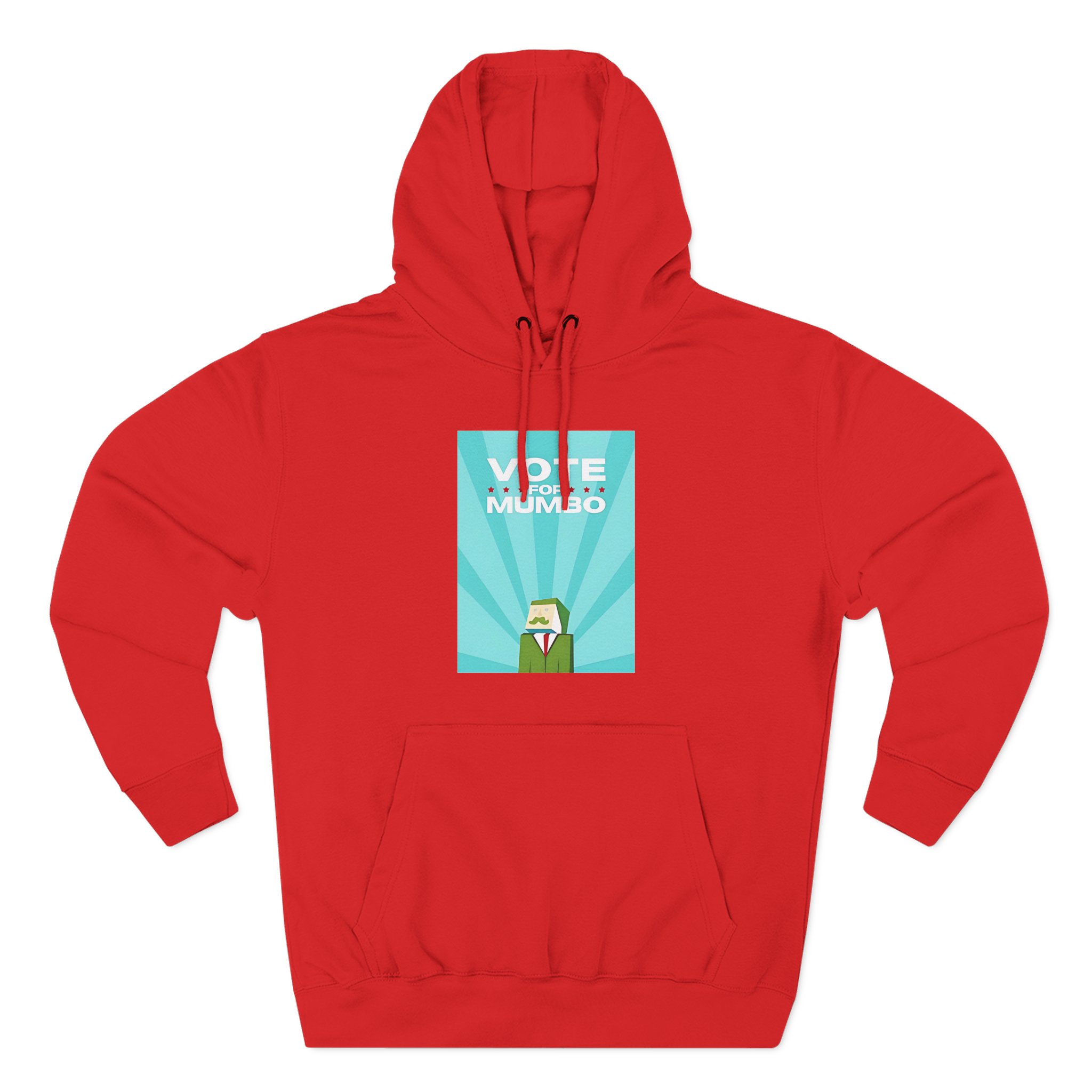 Mumbo Jumbo Vote for Mumbo Three-Panel Fleece Hoodie