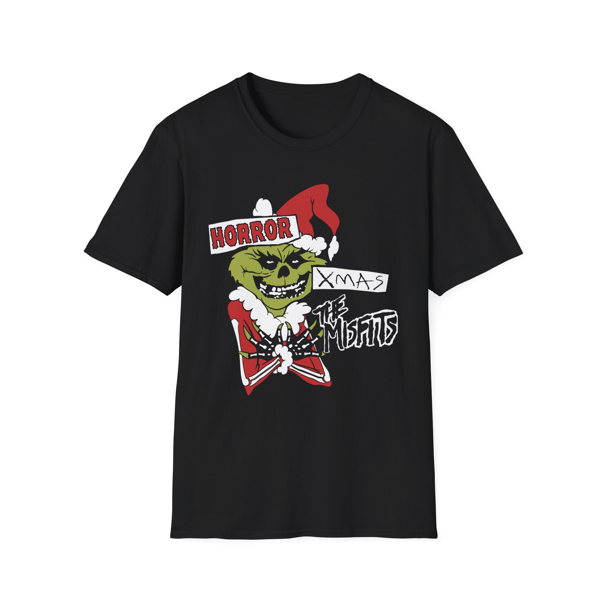 Misfits Horror Xmas Unisex Softstyle T-Shirt