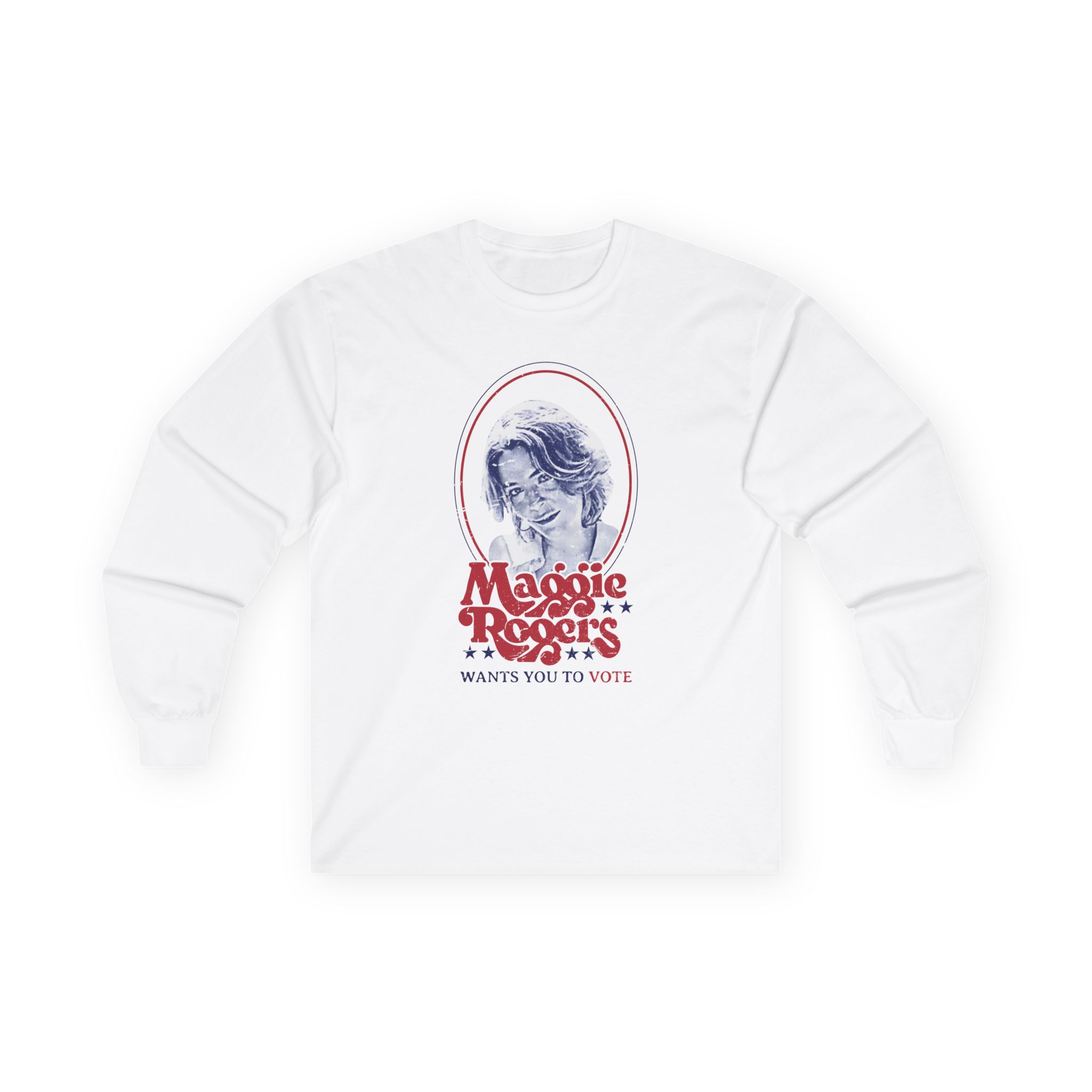 Maggie Rogers Wants You To Vote Unisex Ultra Cotton Long Sleeve Tee