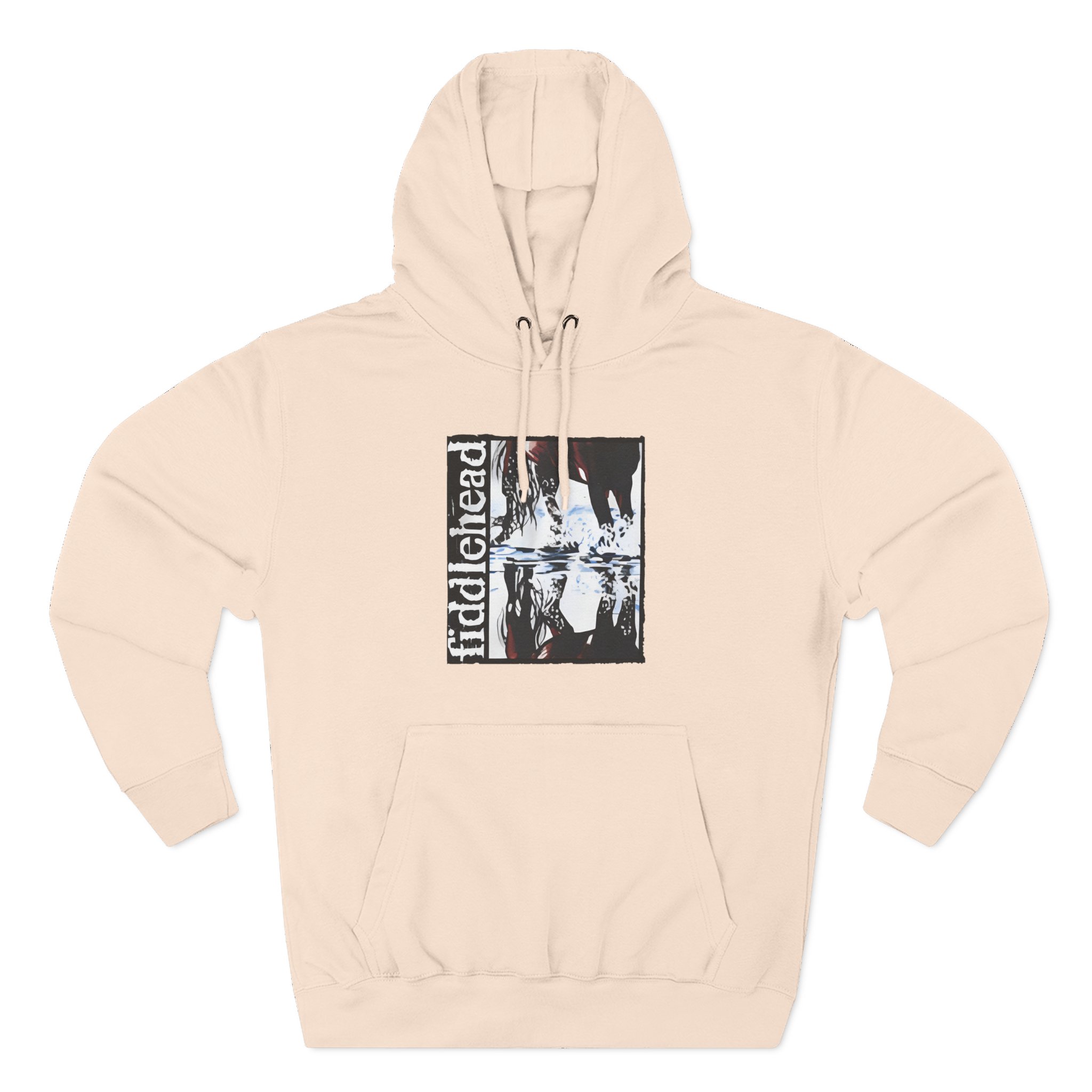 Fiddlehead Horse Three-Panel Fleece Hoodie