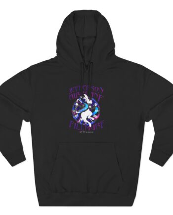 Jefferson Airplane White Rabbit Fillmore Three-Panel Fleece Hoodie
