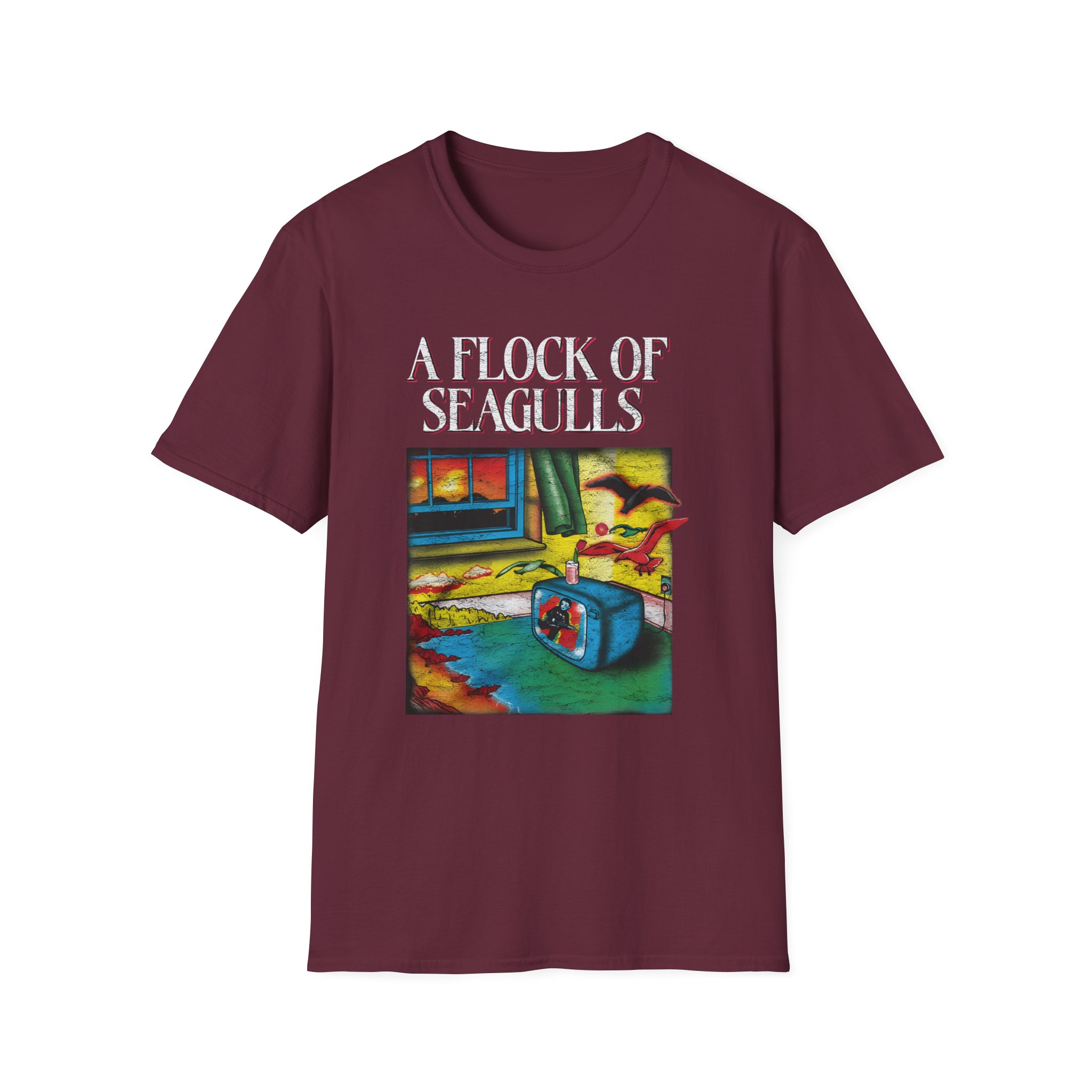A Flock of Seagulls I Ran Tour Unisex Softstyle T-Shirt
