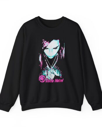 Kaulitz Hills Tokio Hotel Face Unisex Heavy Blend™ Crewneck Sweatshirt