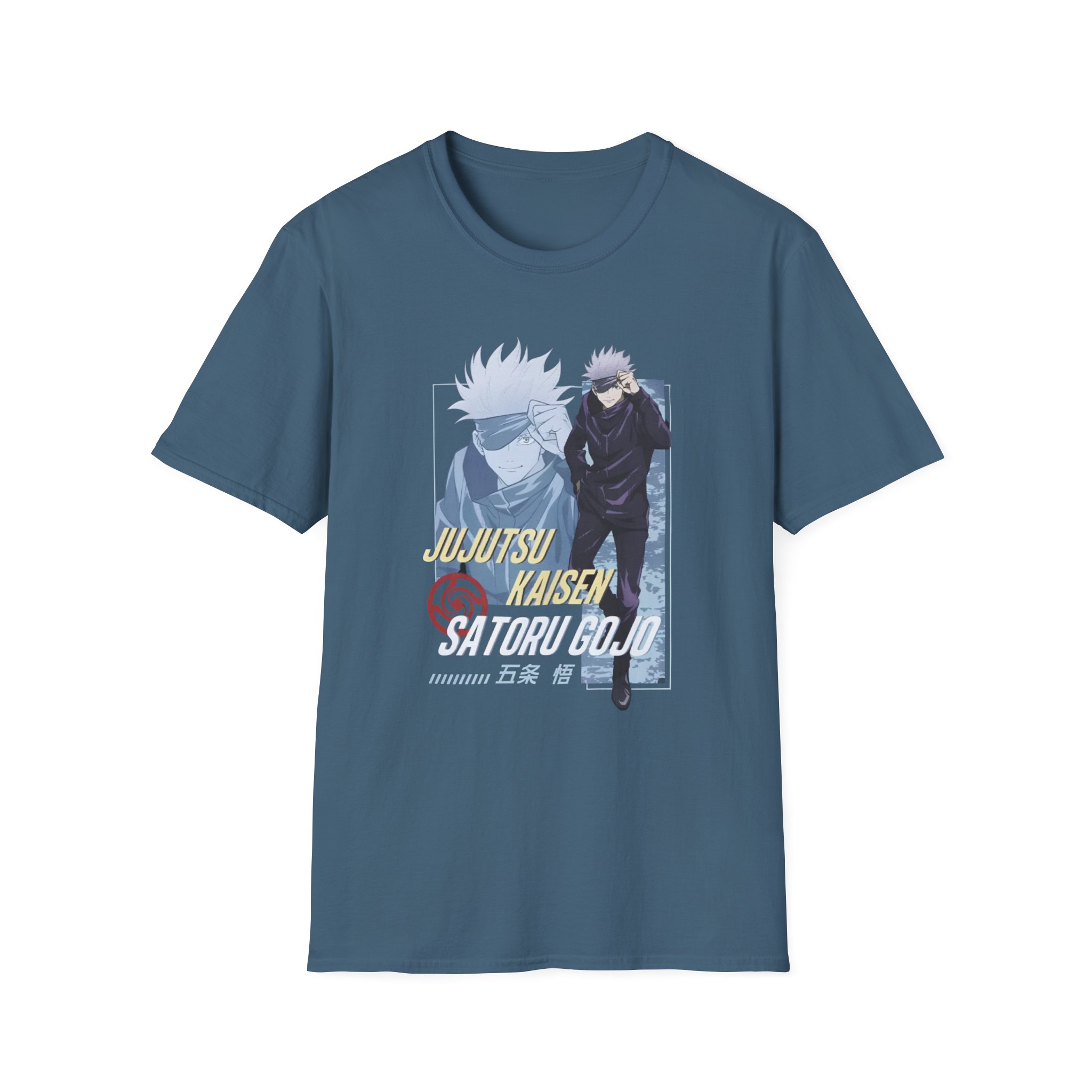 Jujutsu Kaisen Gojo Tonal Portrait Unisex Softstyle T-Shirt