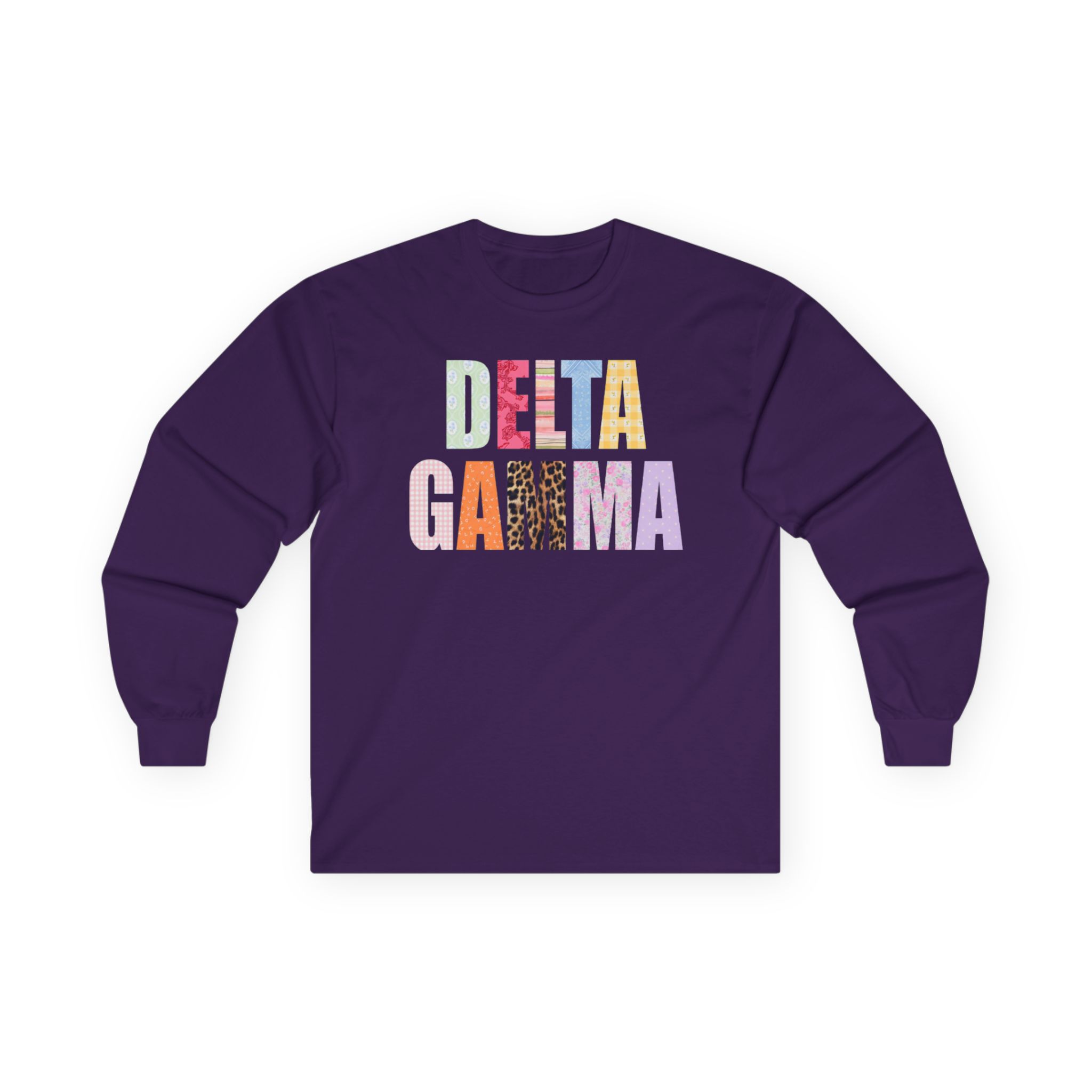 Delta Gamma Scrapbook Sorority Unisex Ultra Cotton Long Sleeve Tee