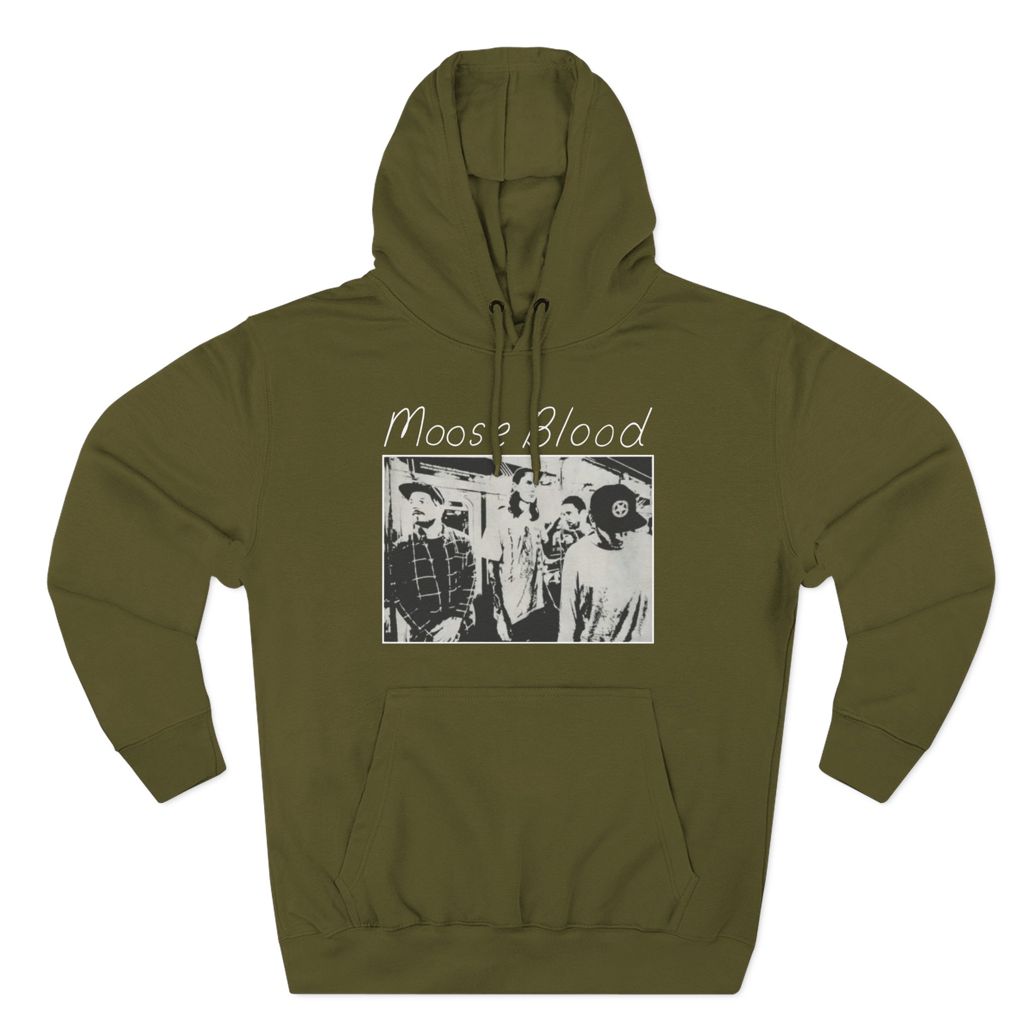 Moose Blood Subway Three-Panel Fleece Hoodie