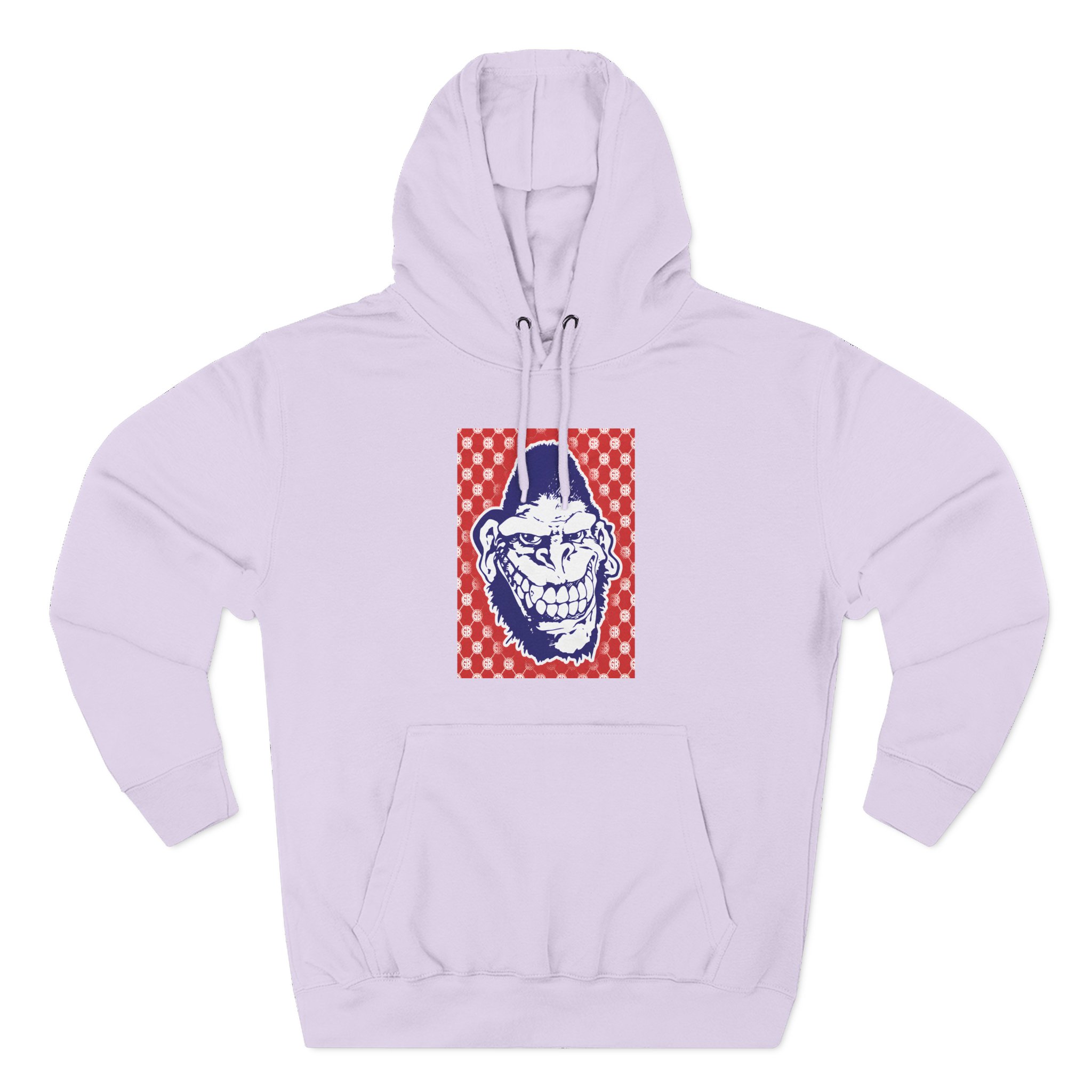 Gorilla Biscuits Gb Pattern Three-Panel Fleece Hoodie