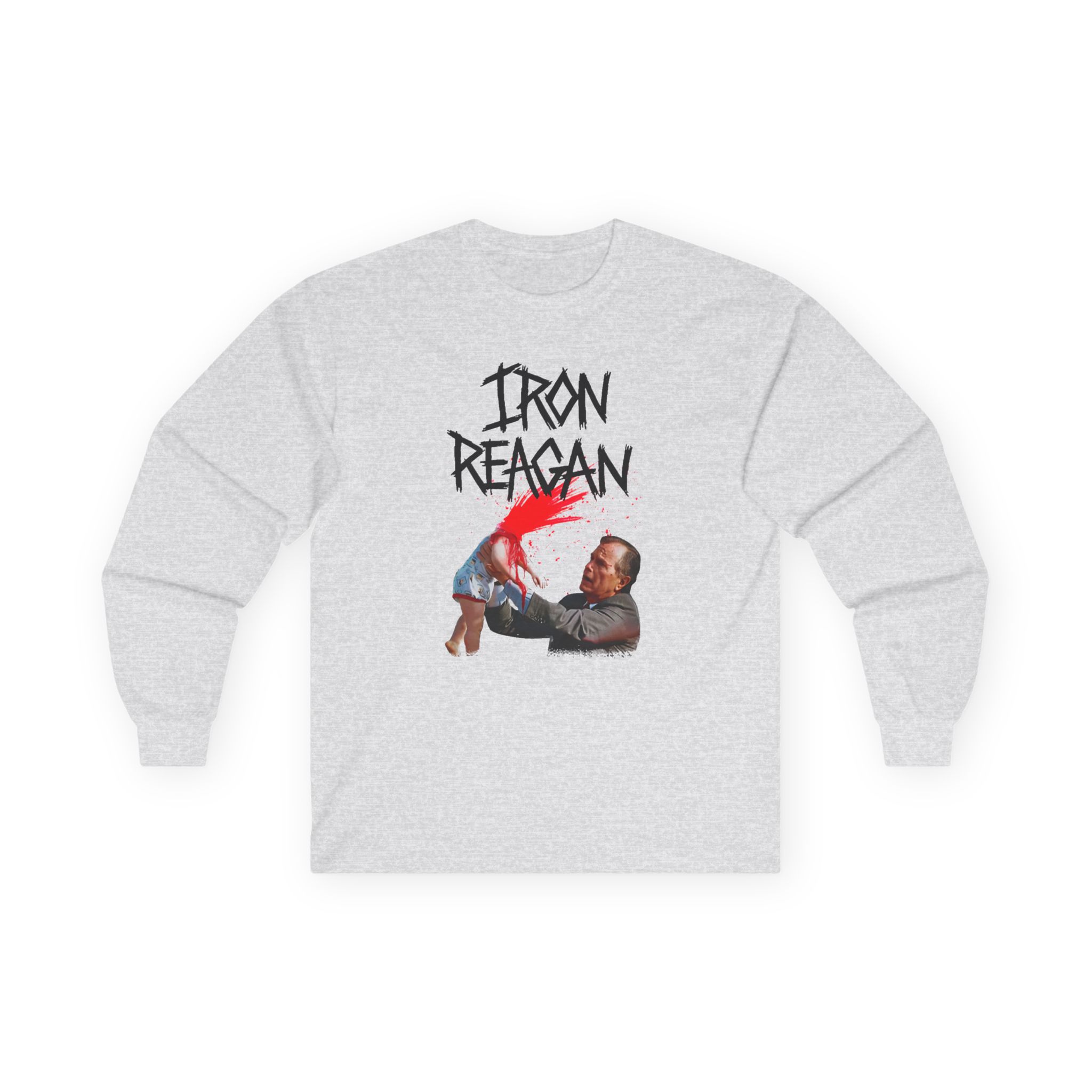 Iron Reagan Asshole Bush Unisex Ultra Cotton Long Sleeve Tee