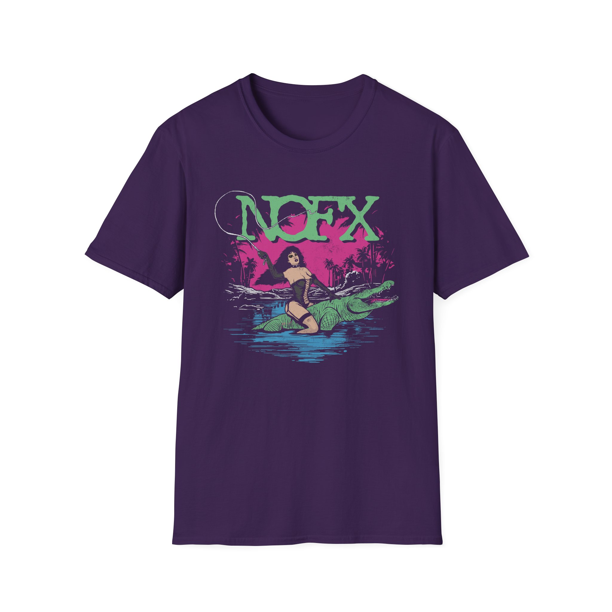 Nofx Gator Unisex Softstyle T-Shirt