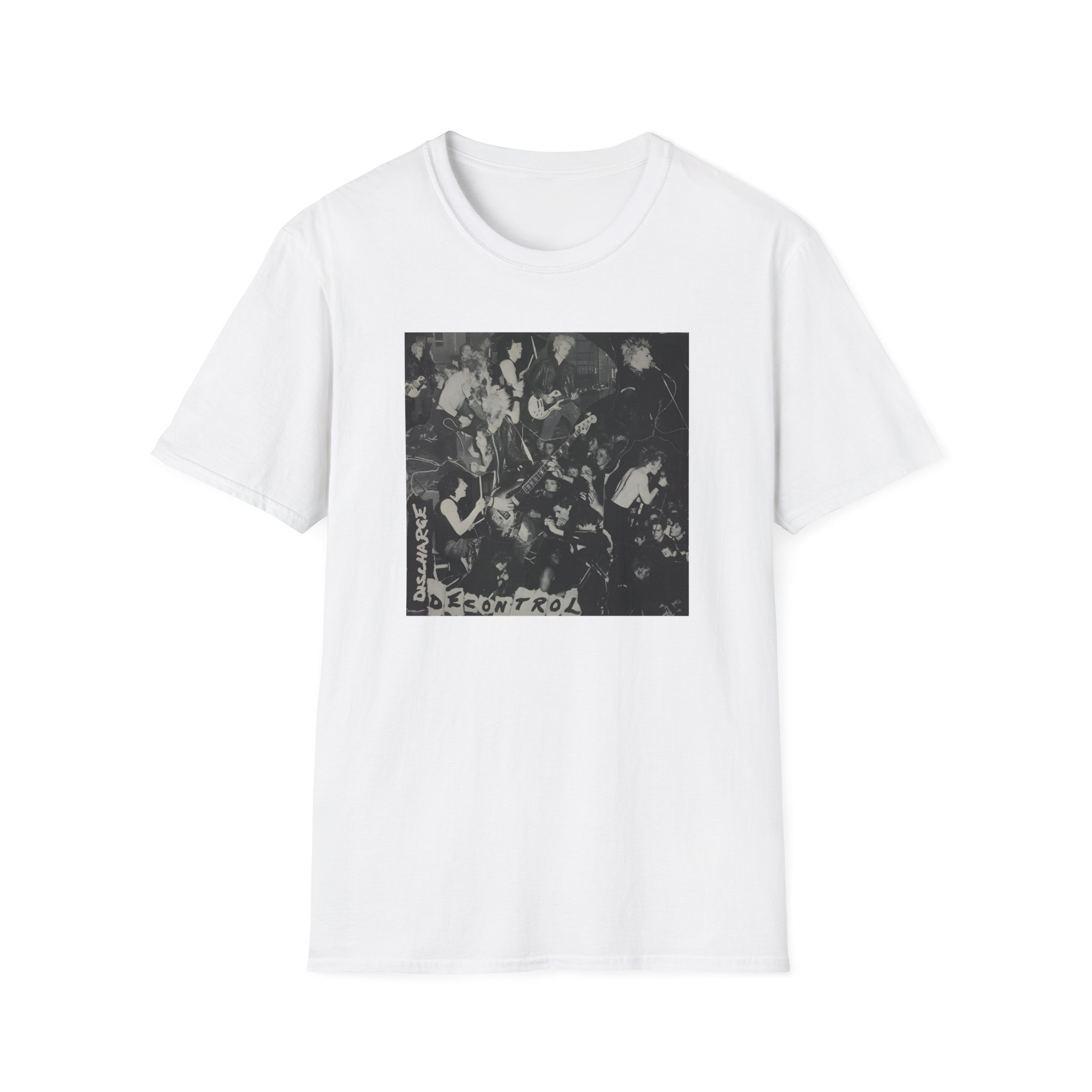 Discharge Decontrol Unisex Softstyle T-Shirt