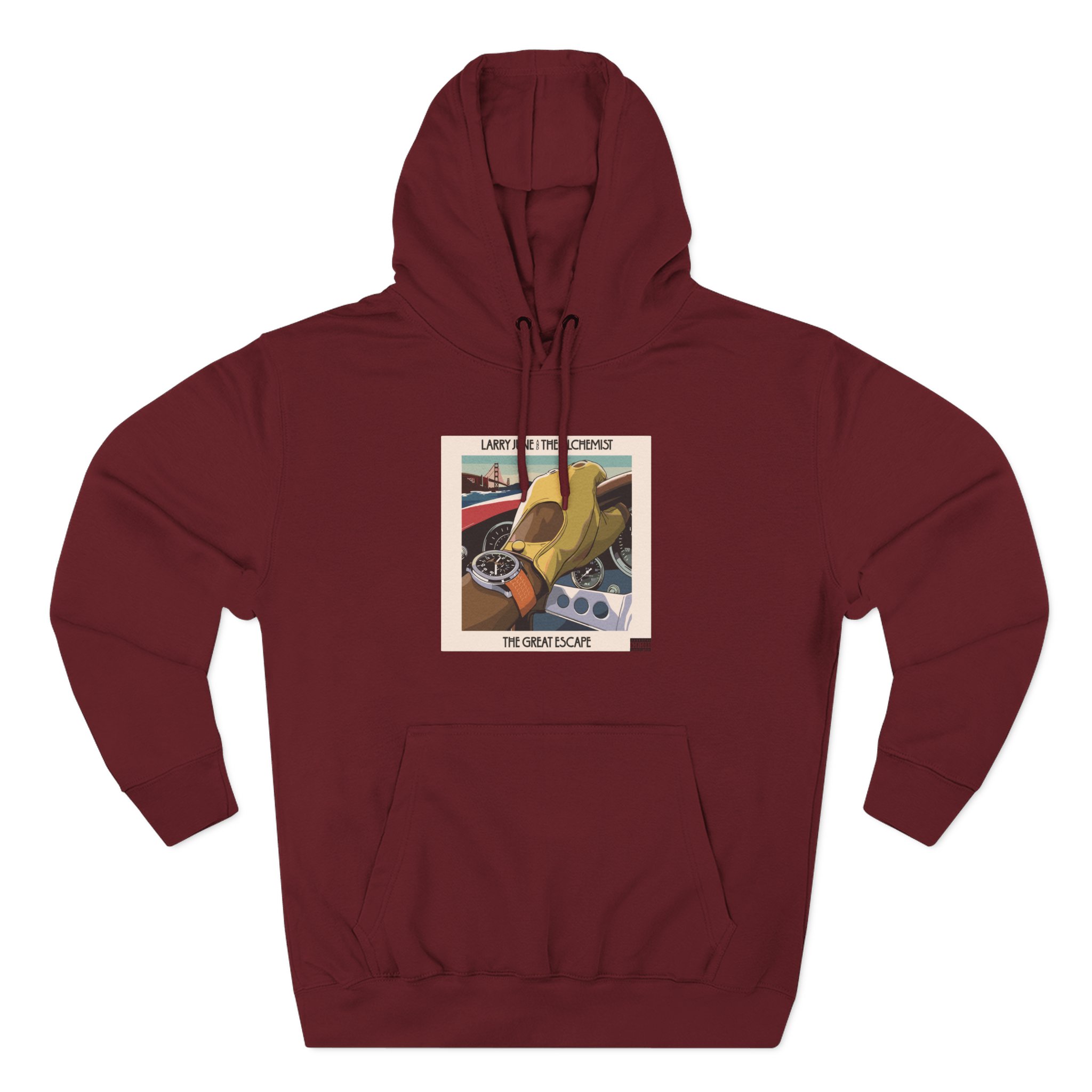 Larry June & the Alchemist Three-Panel Fleece Hoodie