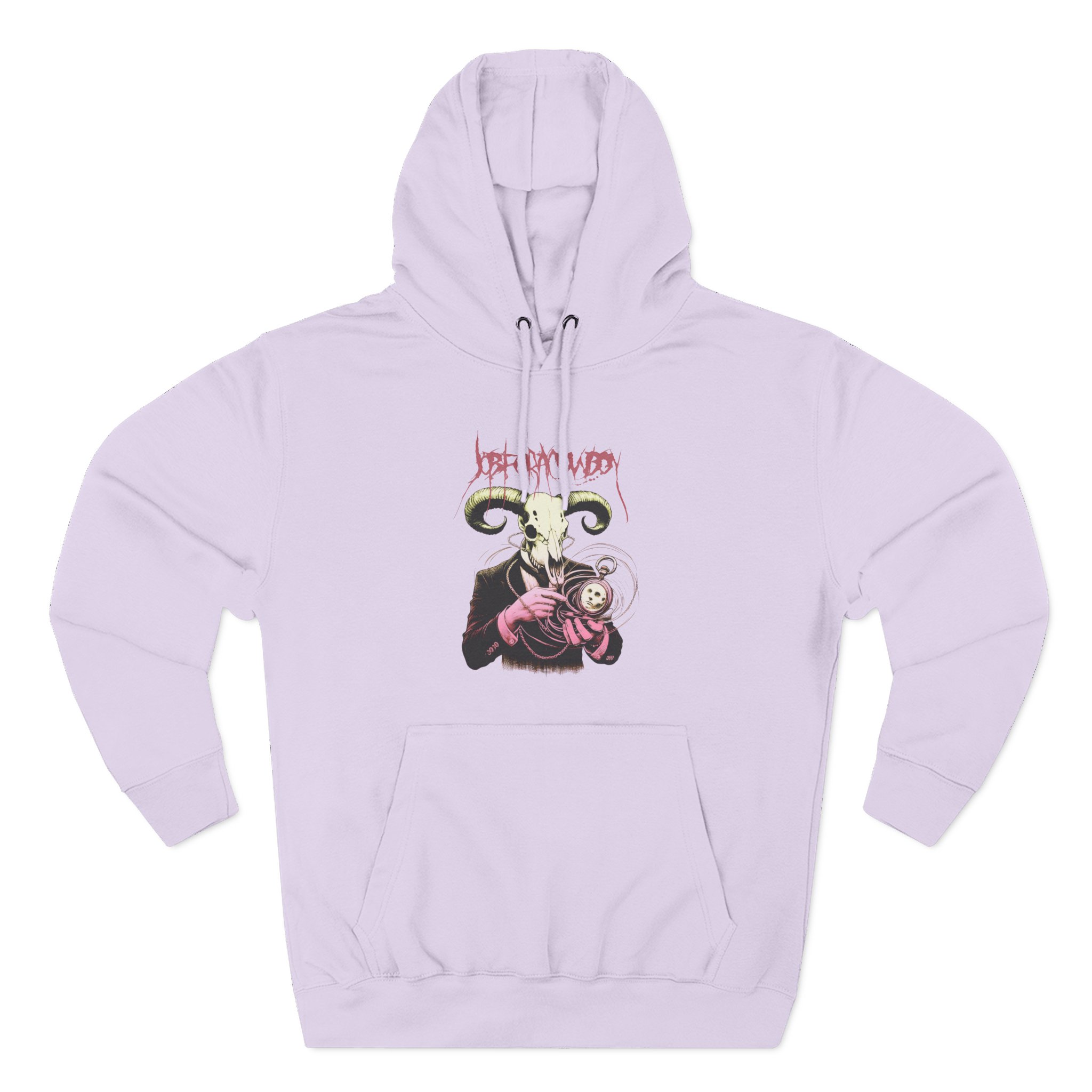 Job for a Cowboy Skull Three-Panel Fleece Hoodie