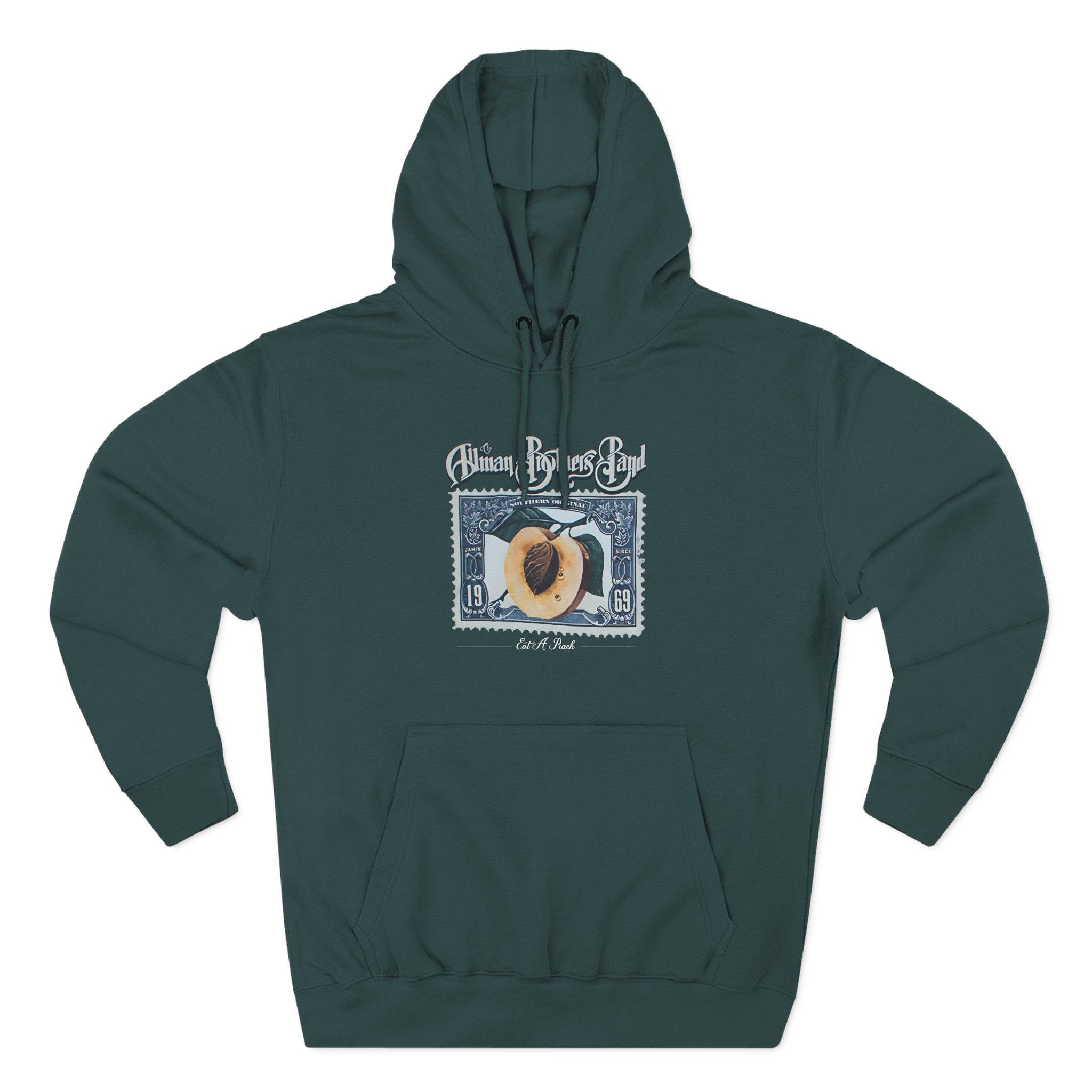 The Allman Brothers Peach Stamp Three-Panel Fleece Hoodie