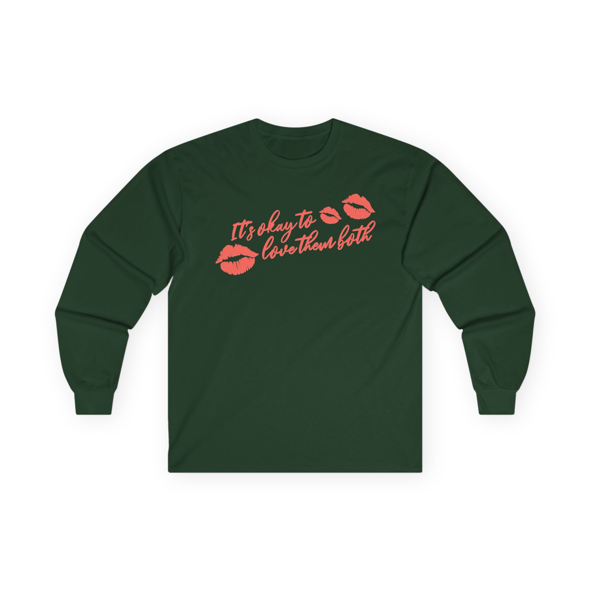 Nina Dobrev Meit's Okay to Love Them Bothrch Unisex Ultra Cotton Long Sleeve Tee