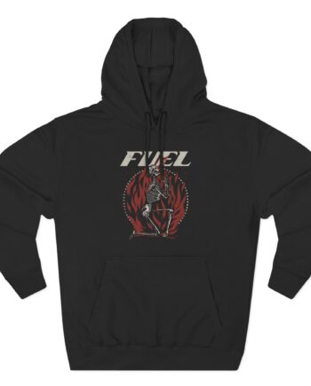Fuel Camo "Flame Prayer" Three-Panel Fleece Hoodie