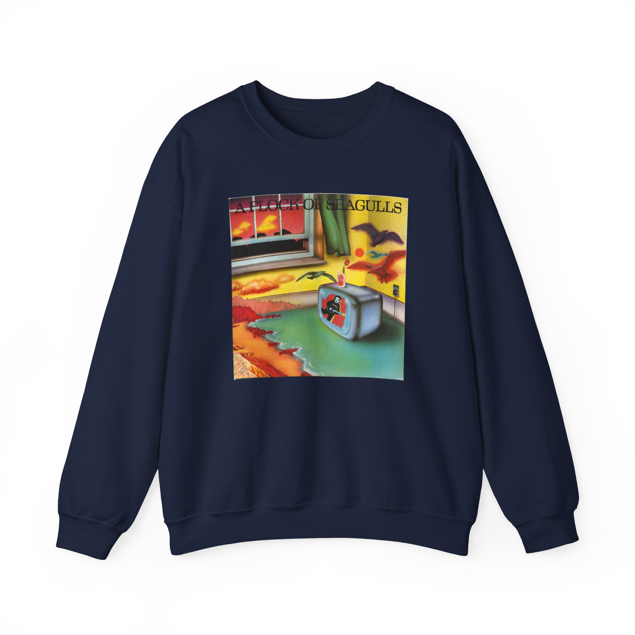 A Flock of Seagulls Original Album Cover Unisex Heavy Blendâ„¢ Crewneck Sweatshirt