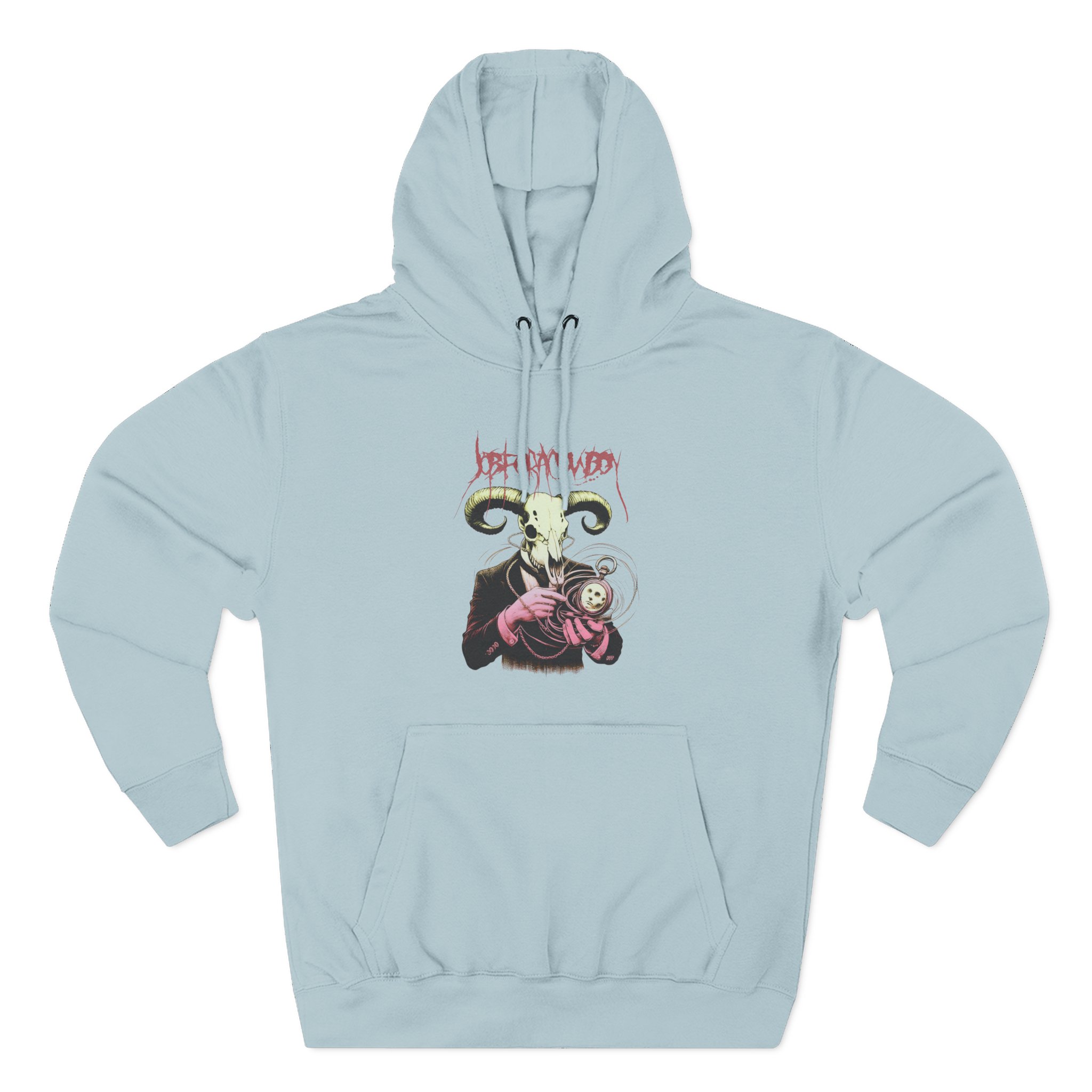 Job for a Cowboy Skull Three-Panel Fleece Hoodie