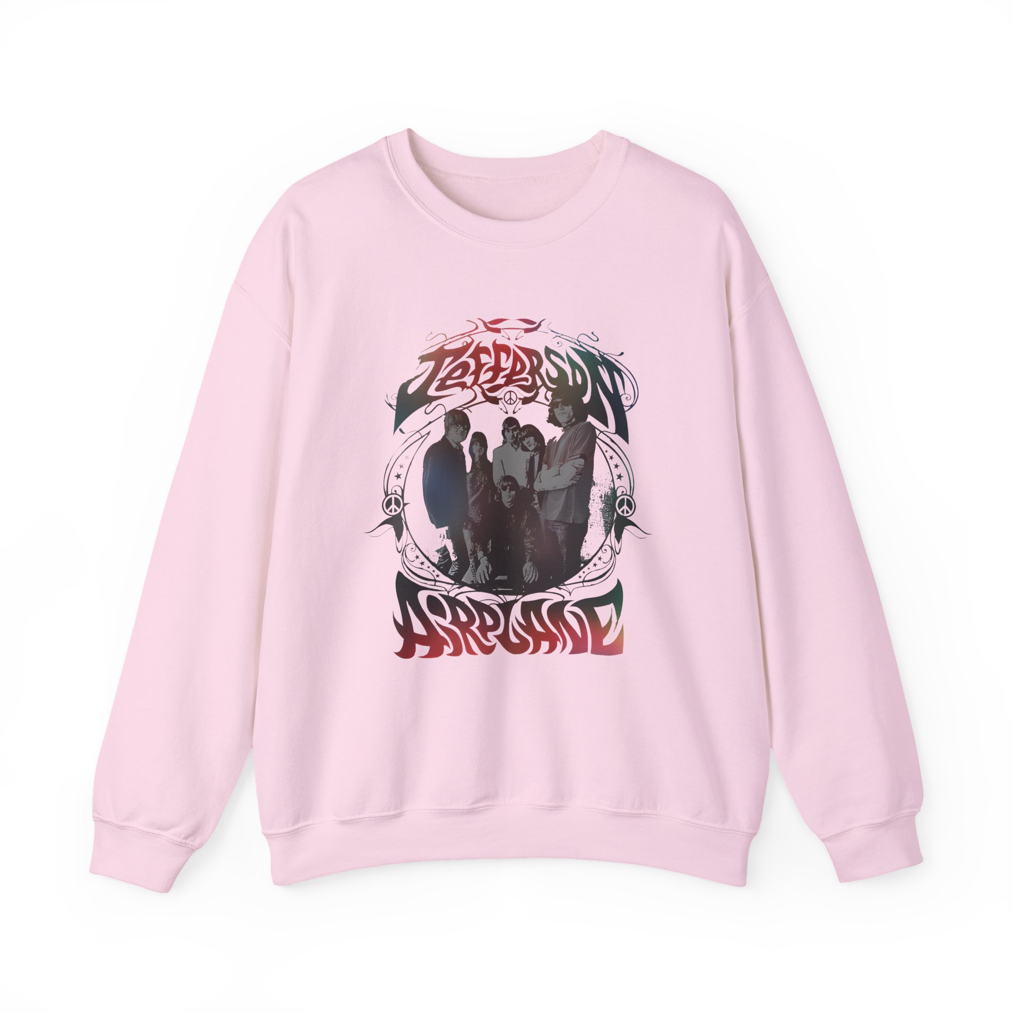 Jefferson Airplane Rainbow Band Photo Unisex Heavy Blendâ„¢ Crewneck Sweatshirt