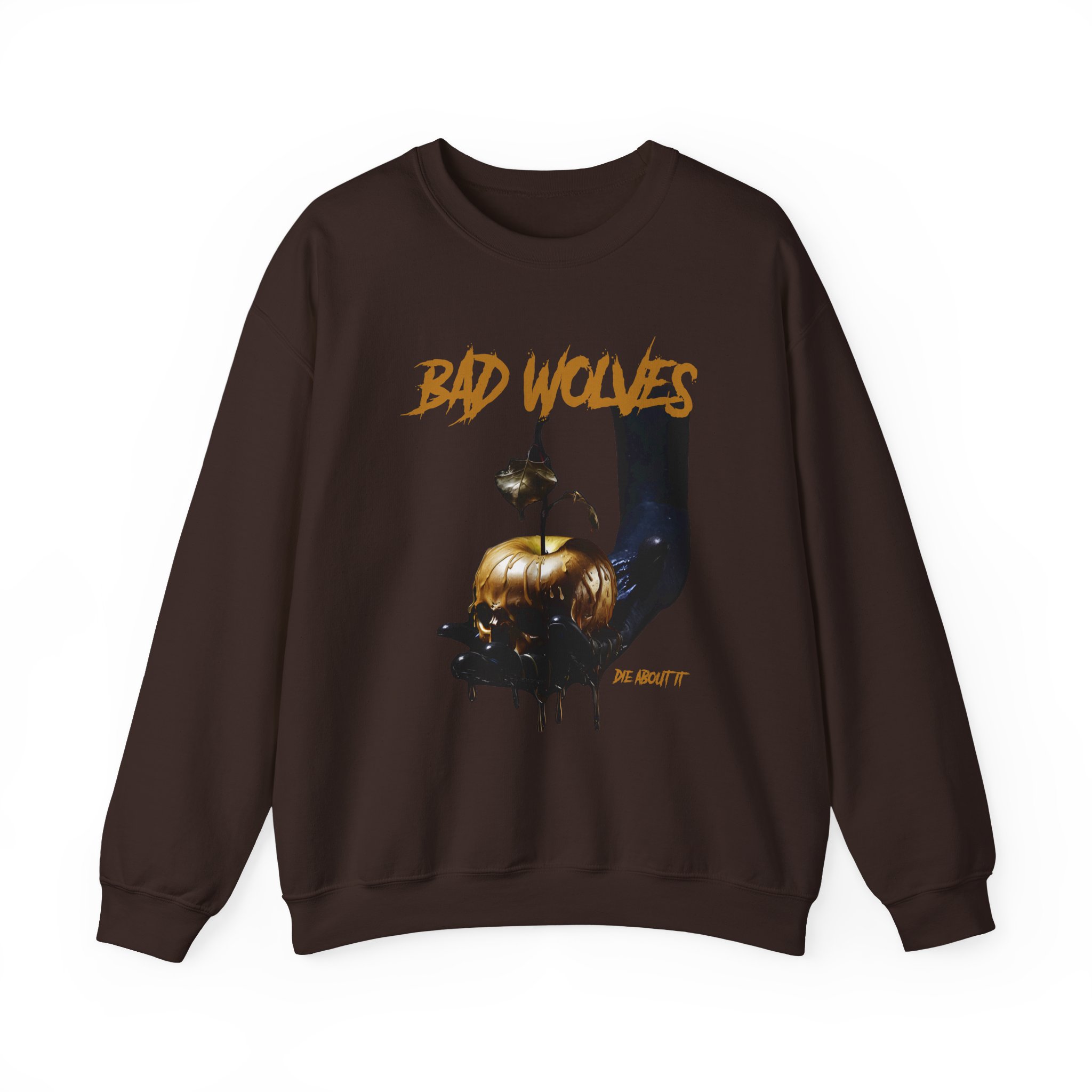 Bad Wolves Die About It Tracklist Unisex Heavy Blendâ„¢ Crewneck Sweatshirt