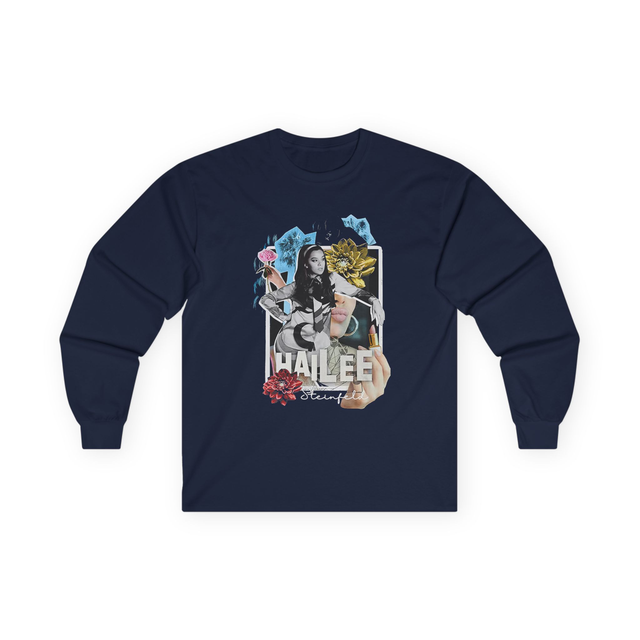 Hailee Steinfeld Retro Collage Unisex Ultra Cotton Long Sleeve Tee