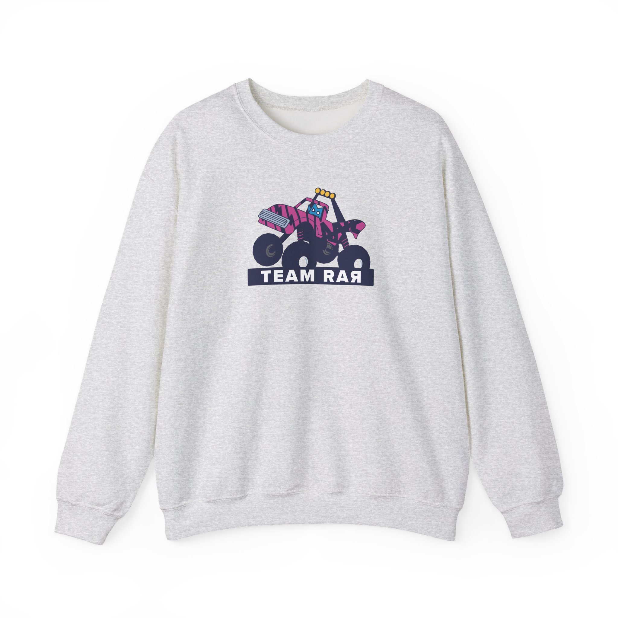 Team Rar Monster Truck Unisex Heavy Blendâ„¢ Crewneck Sweatshirt