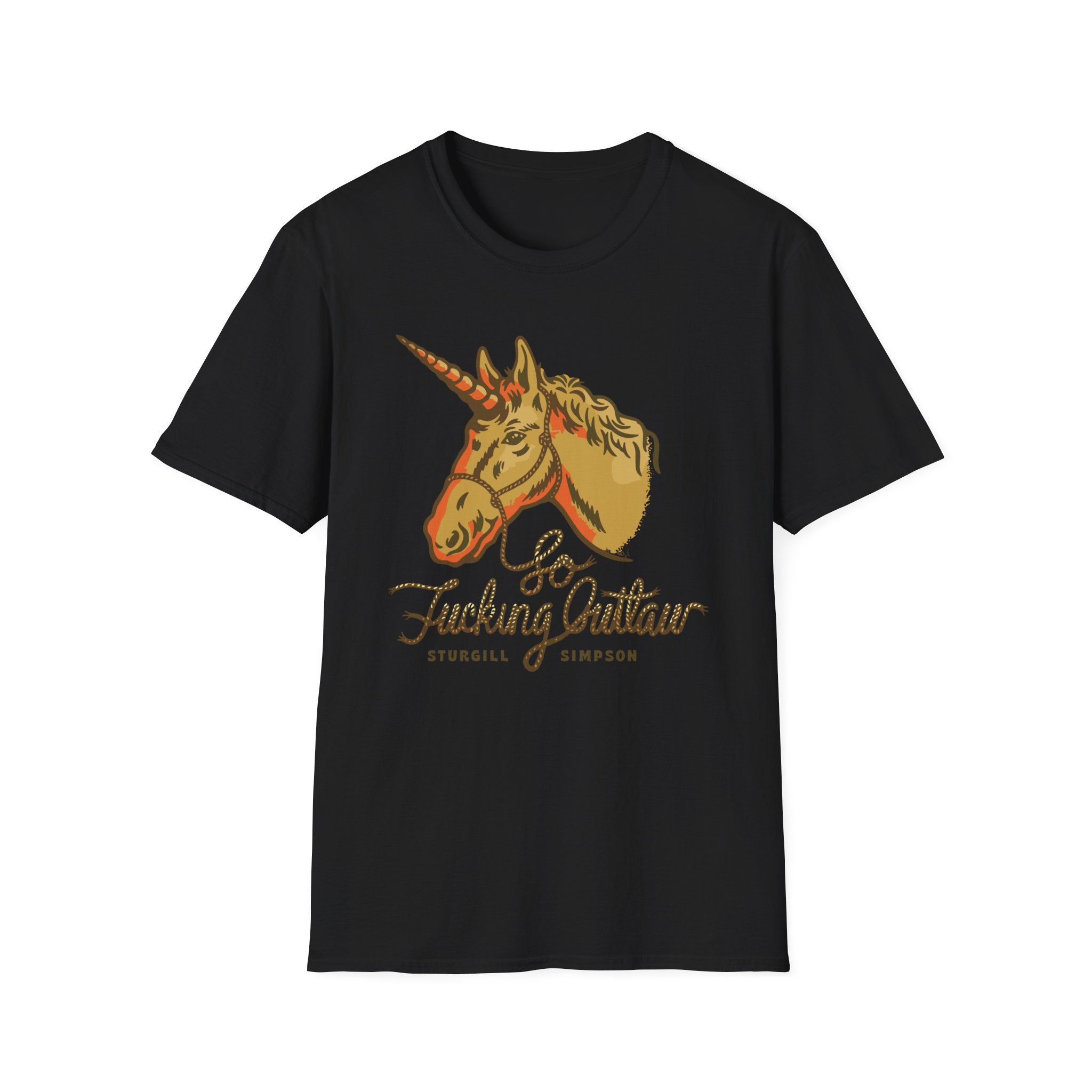 Sturgill Simpson Outlaw Unicorn Unisex Softstyle T-Shirt