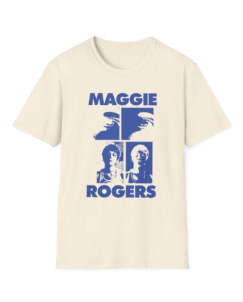 Maggie Rogers Mustard Grid Unisex Softstyle T-Shirt