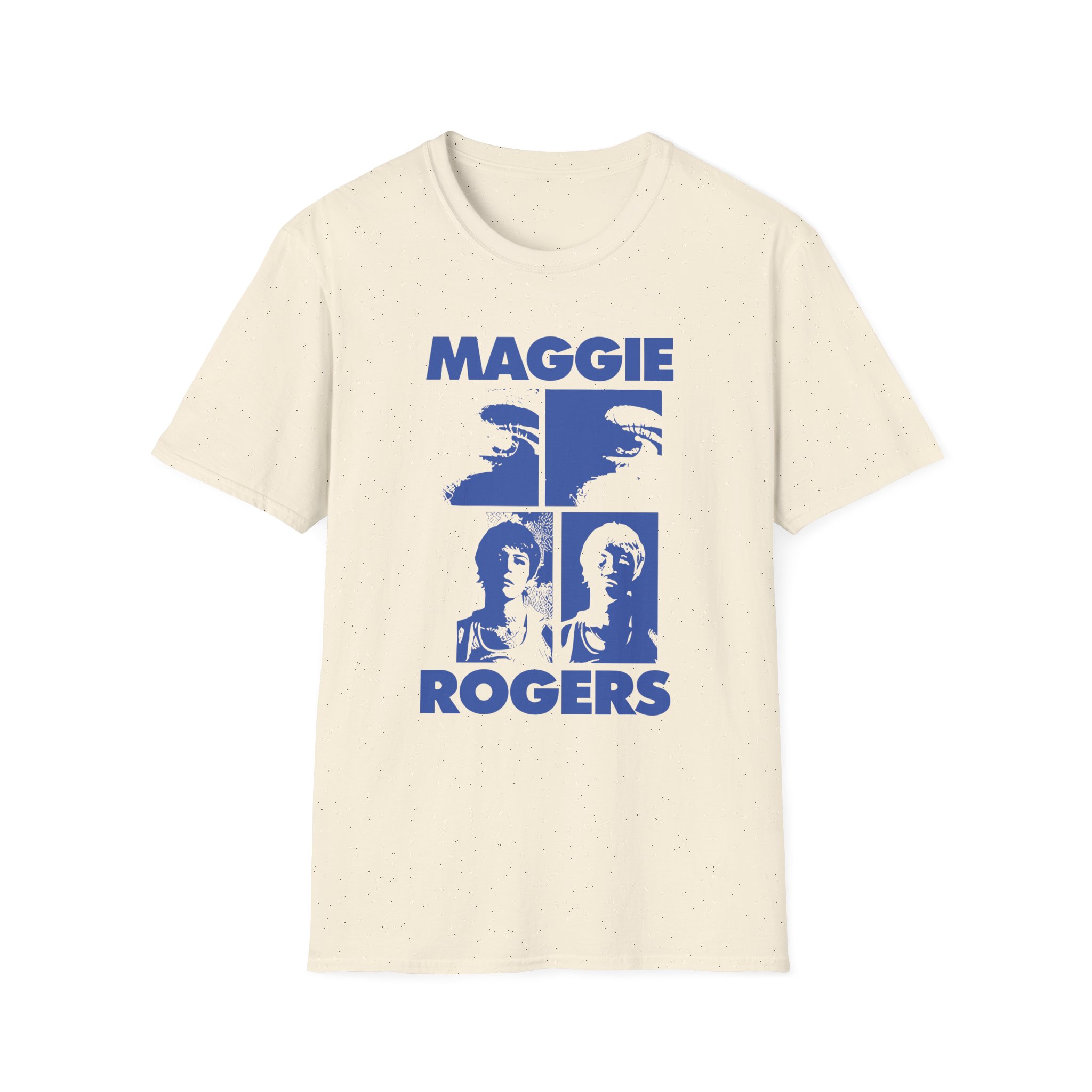 Maggie Rogers Mustard Grid Unisex Softstyle T-Shirt