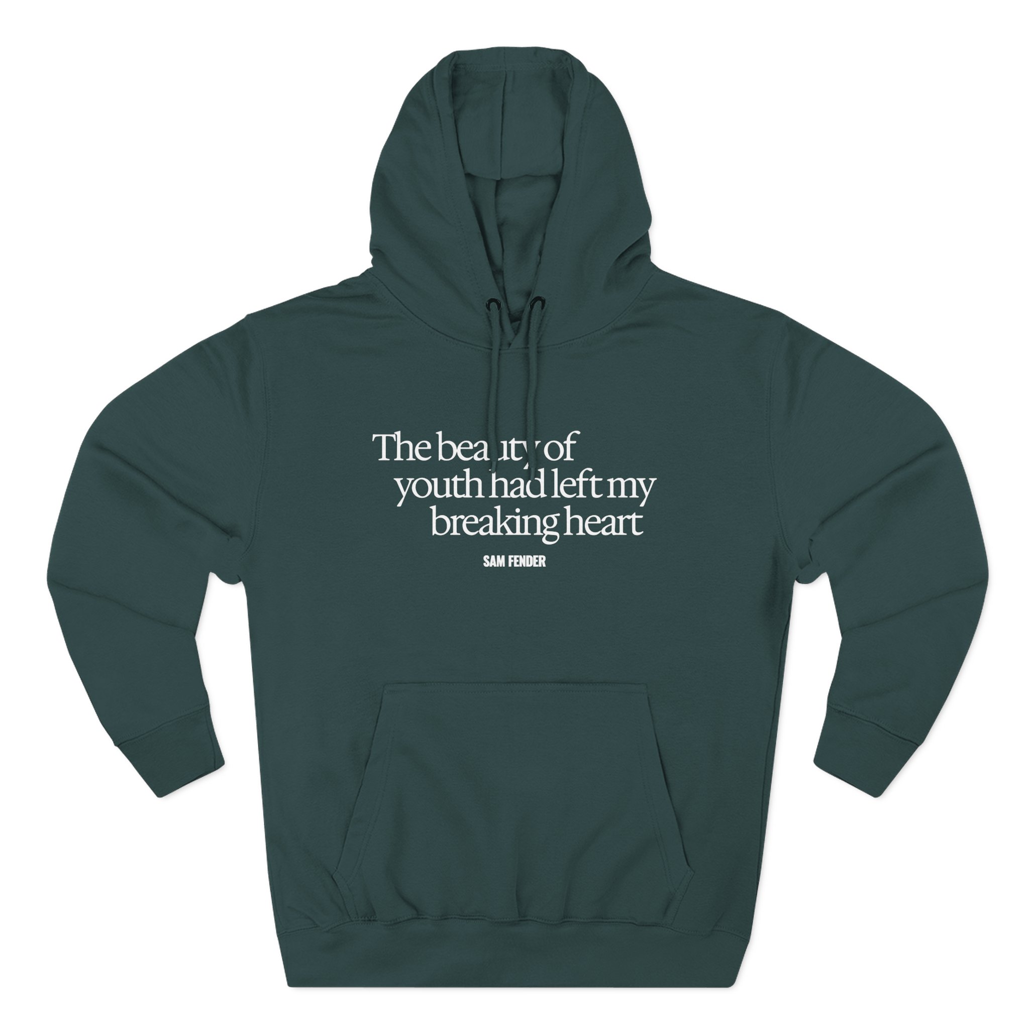 Sam Fender the Beauty of Youth Three-Panel Fleece Hoodie