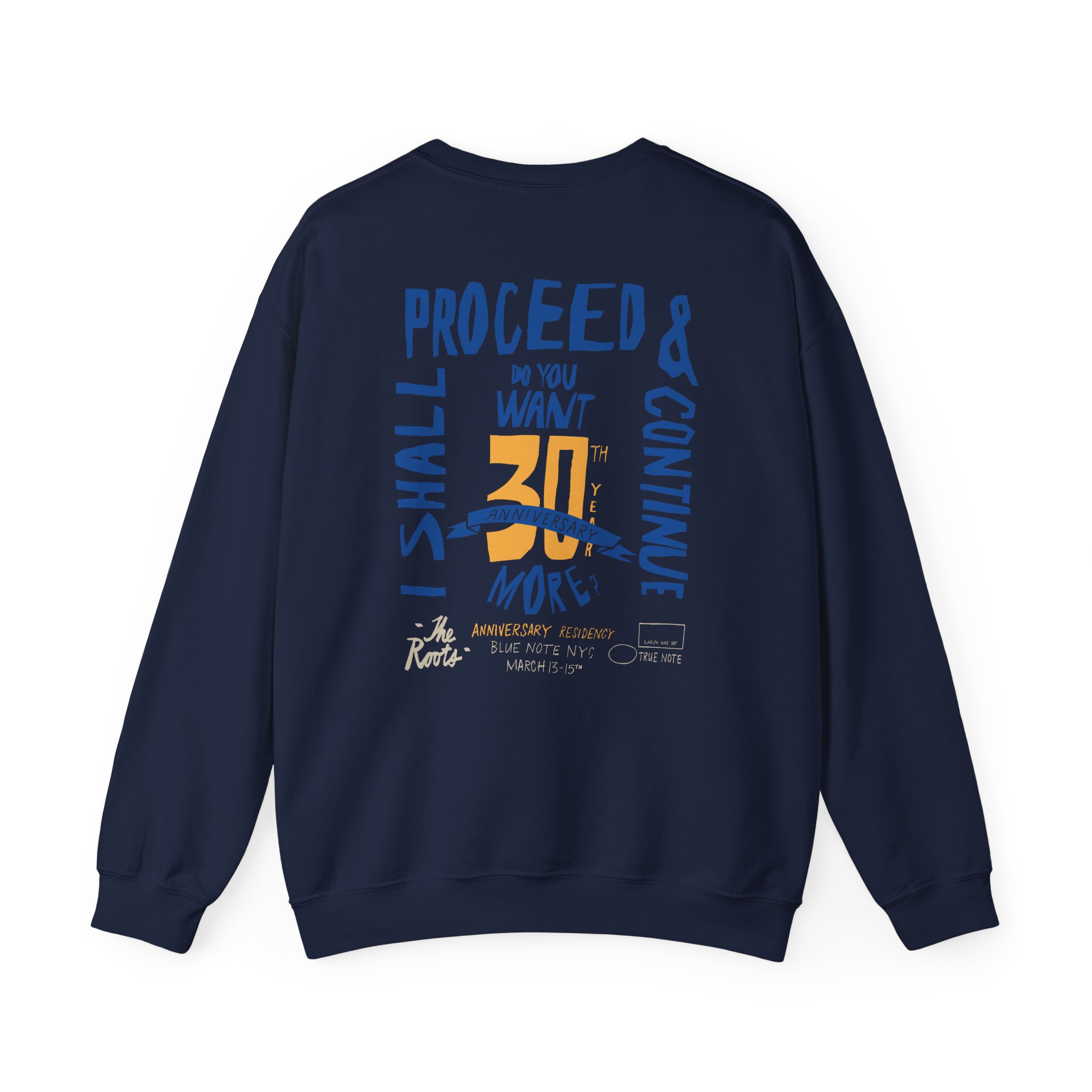 The Roots Blue Note 30th Anniversary Unisex Heavy Blendâ„¢ Crewneck Sweatshirt