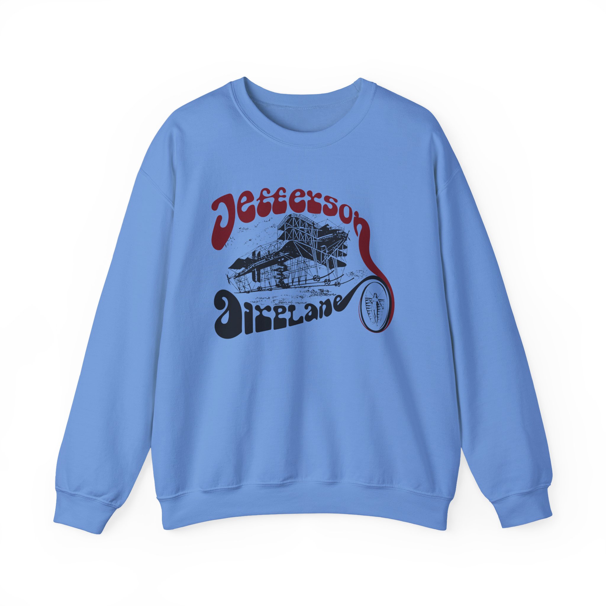 Jefferson Airplane Vintage Plane Unisex Heavy Blendâ„¢ Crewneck Sweatshirt