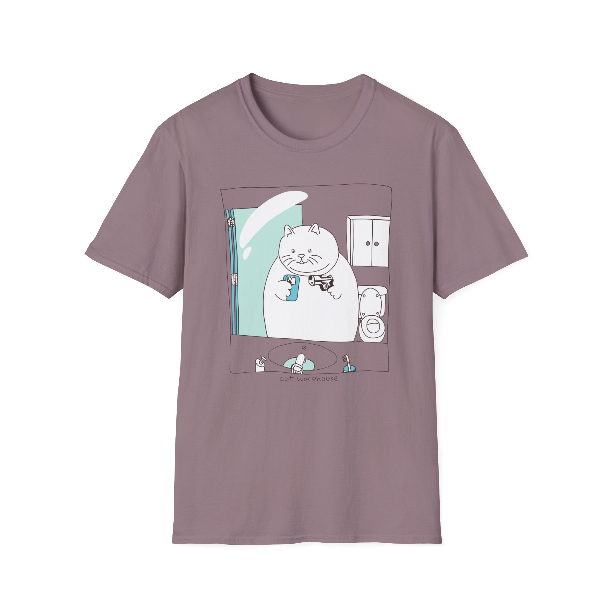 William Osman cat warehouse Unisex Softstyle T-Shirt