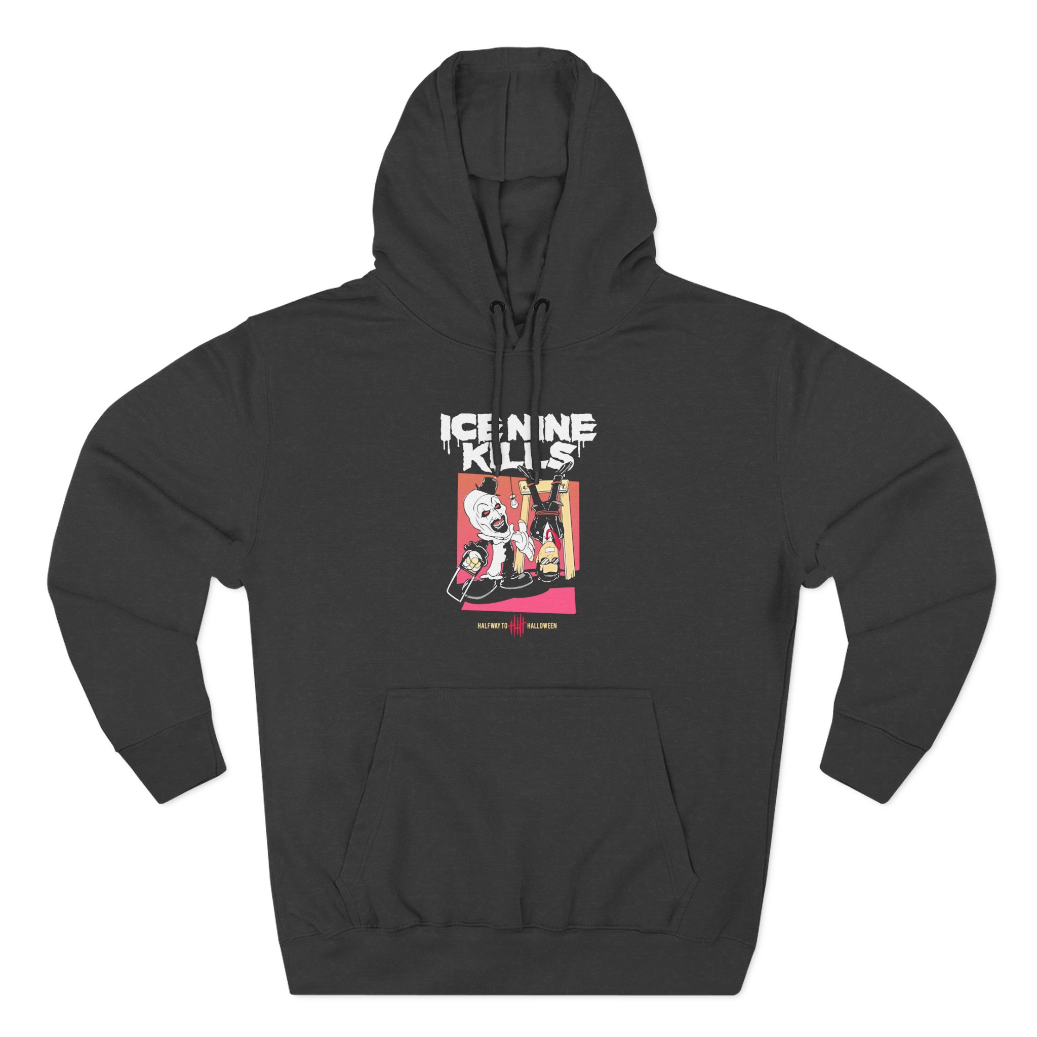 Ice Nine Kills Cut in Half Way to Halloween Three-Panel Fleece Hoodie