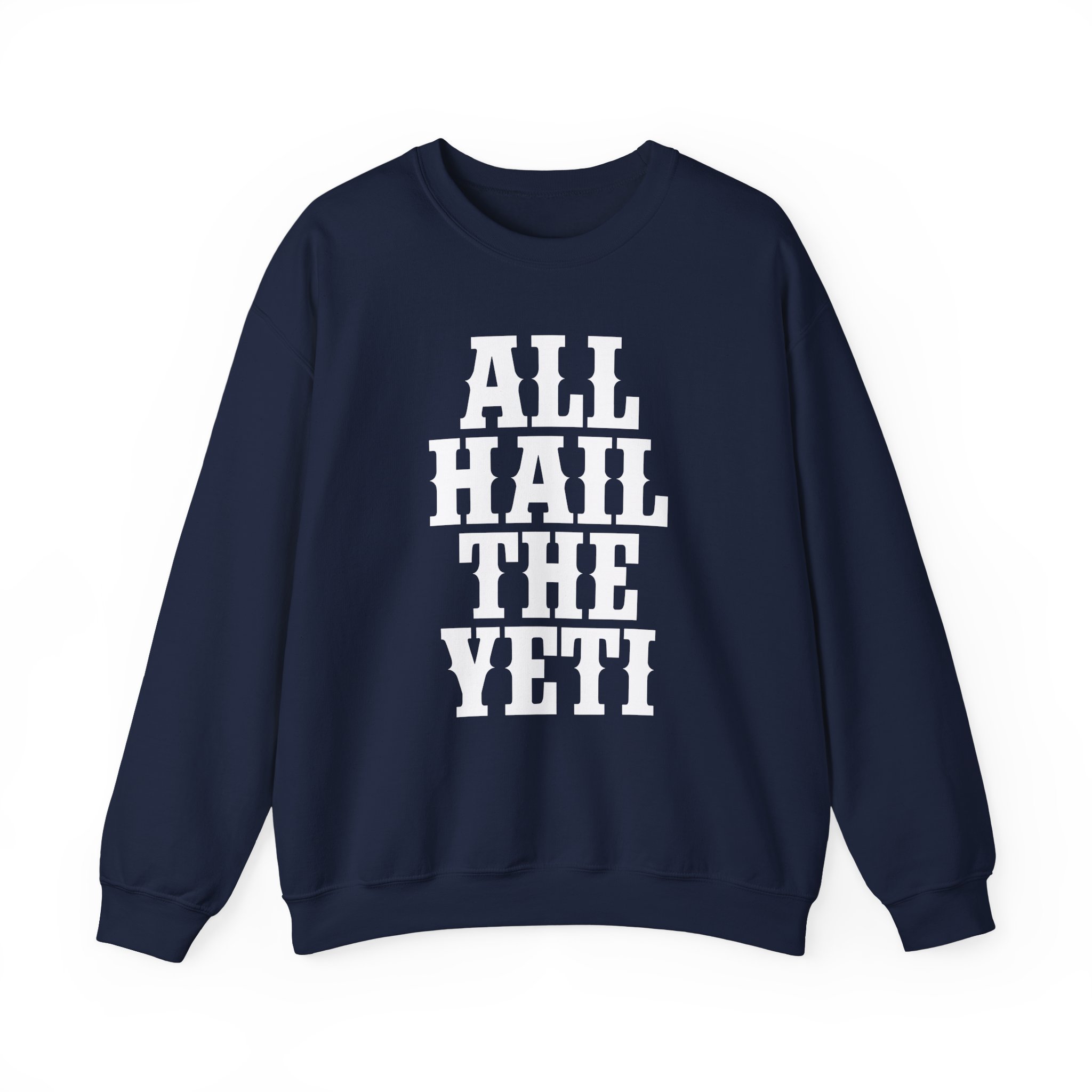 All Hail the Yeti Logo Unisex Heavy Blendâ„¢ Crewneck Sweatshirt