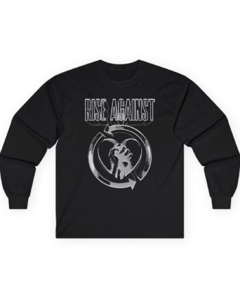 Rise Against Heartfist Logo 3d Unisex Ultra Cotton Long Sleeve Tee