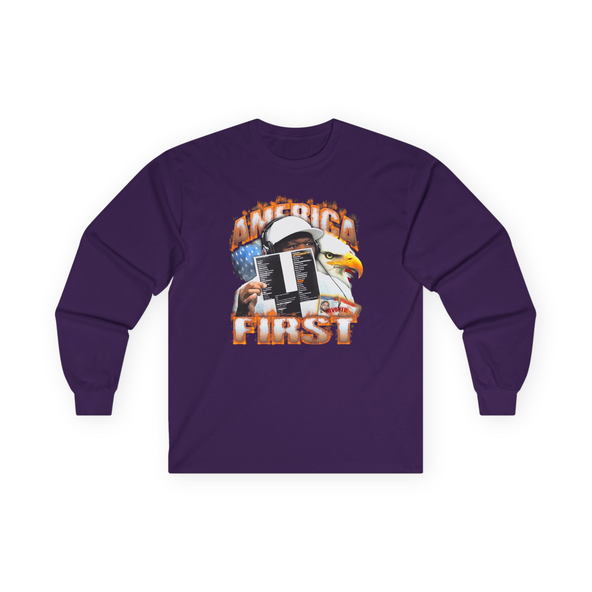 Jpegmafia America First Unisex Ultra Cotton Long Sleeve Tee