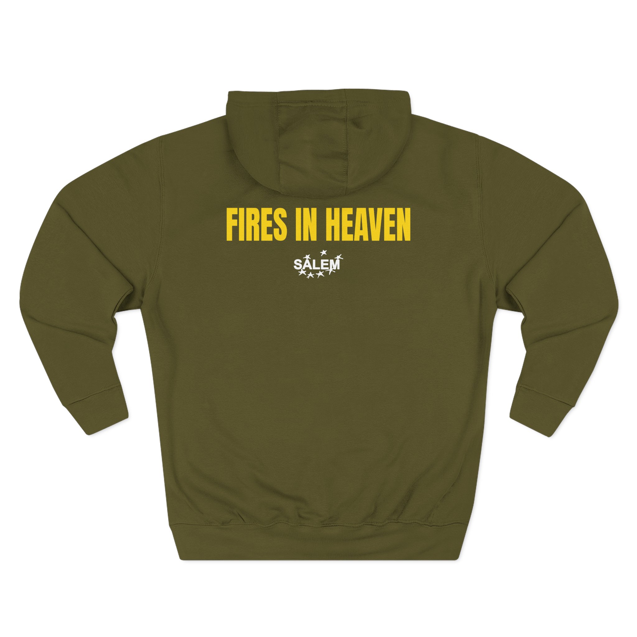 Salem Fires in Heaven Three-Panel Fleece Hoodie