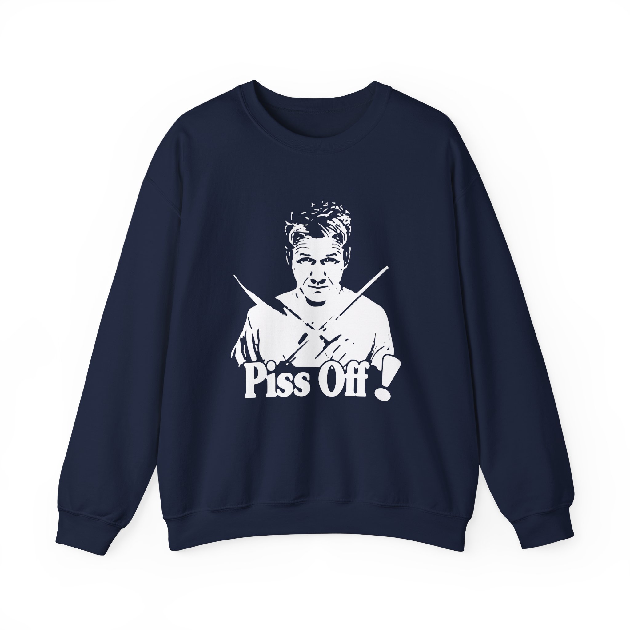 Gordon Ramsay Chef Piss Off Unisex Heavy Blendâ„¢ Crewneck Sweatshirt