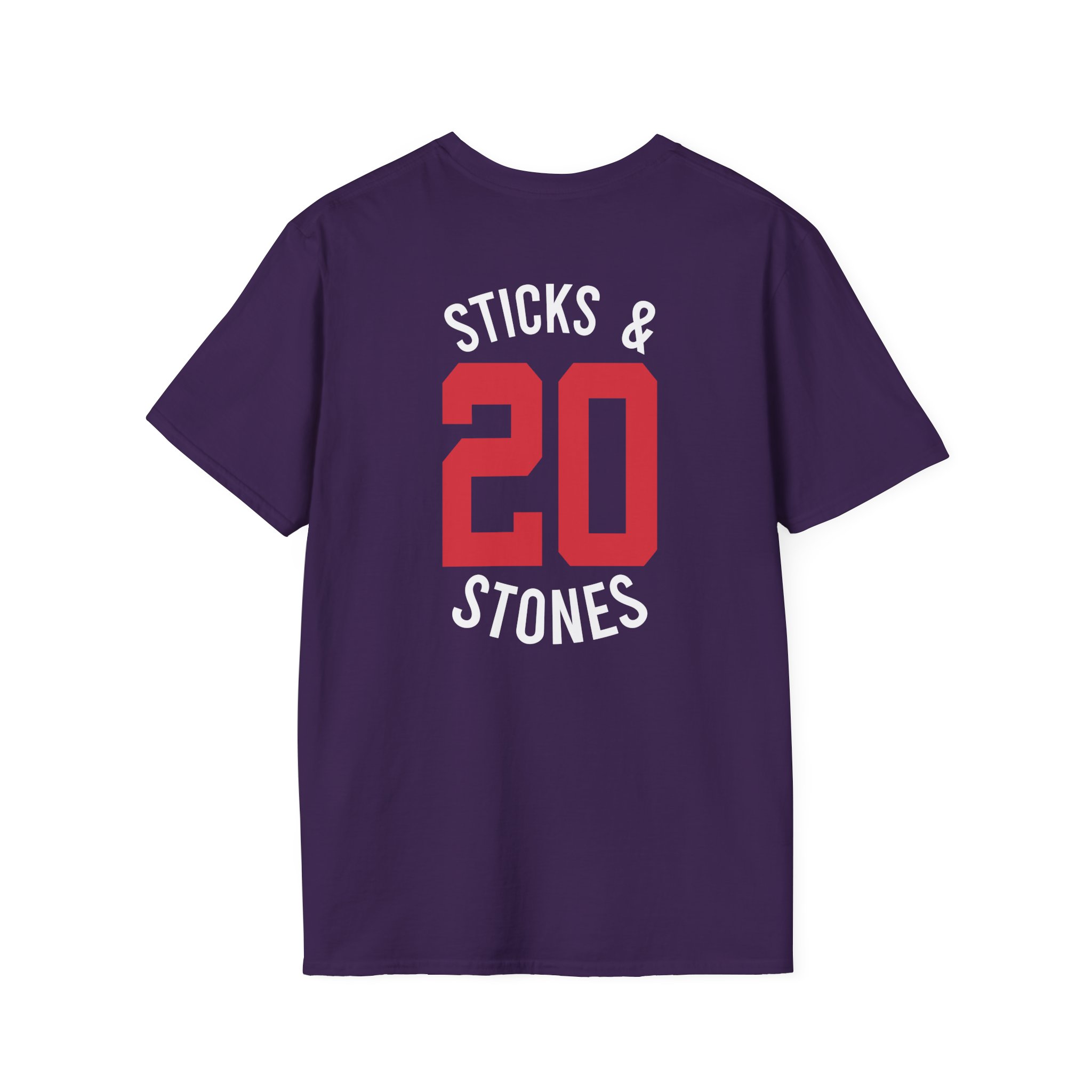 New Found Glory Sticks and Stones Baseball Unisex Softstyle T-Shirt