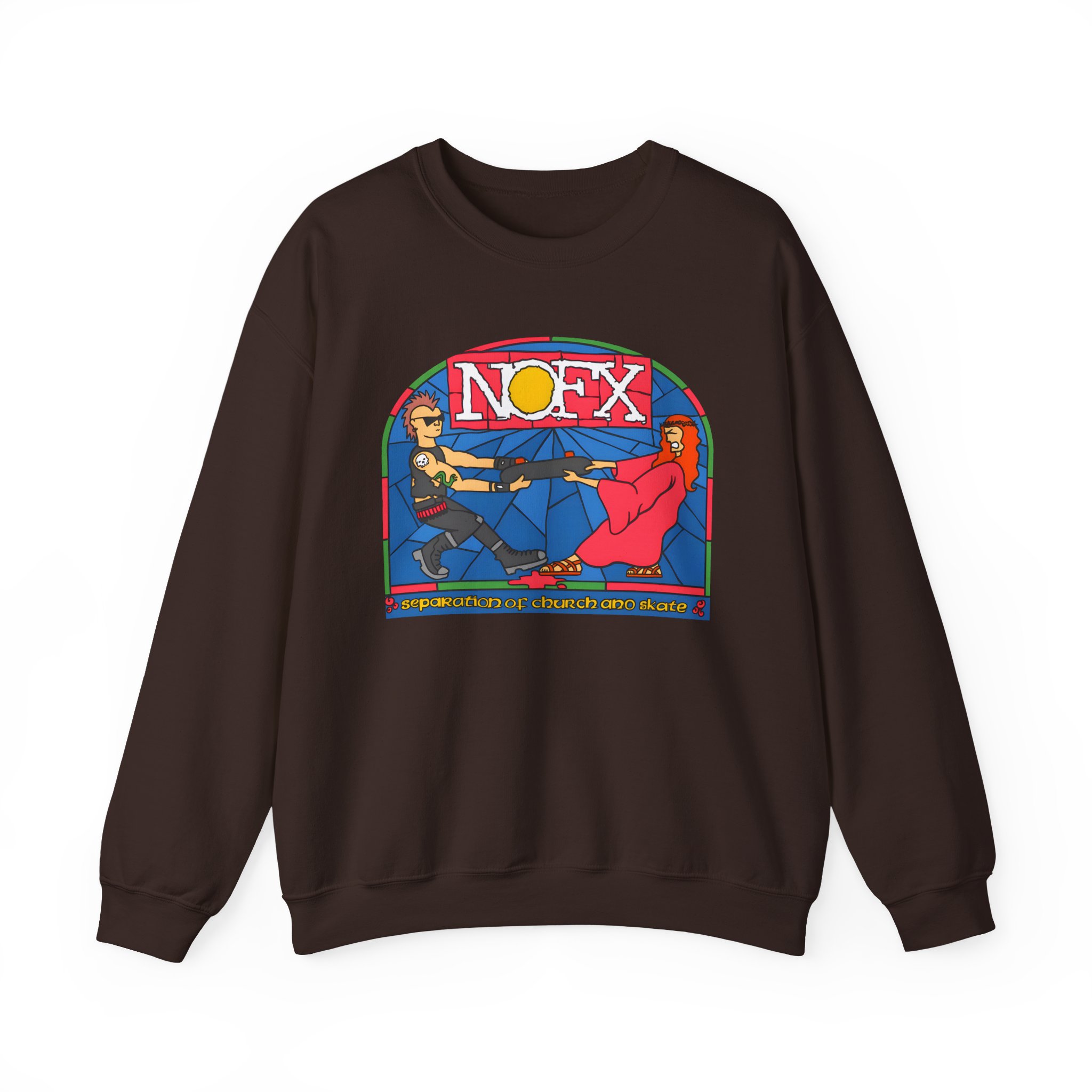 Nofx Seperation Unisex Heavy Blendâ„¢ Crewneck Sweatshirt
