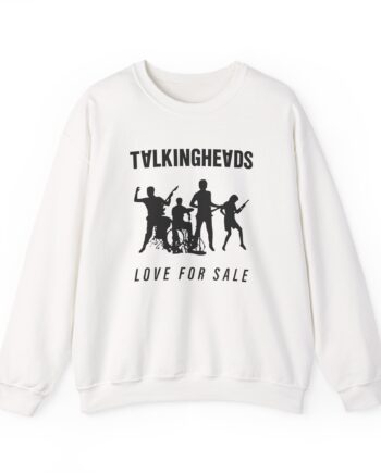 Talking Heads Remain in Light Faces Unisex Heavy Blend™ Crewneck Sweatshirt