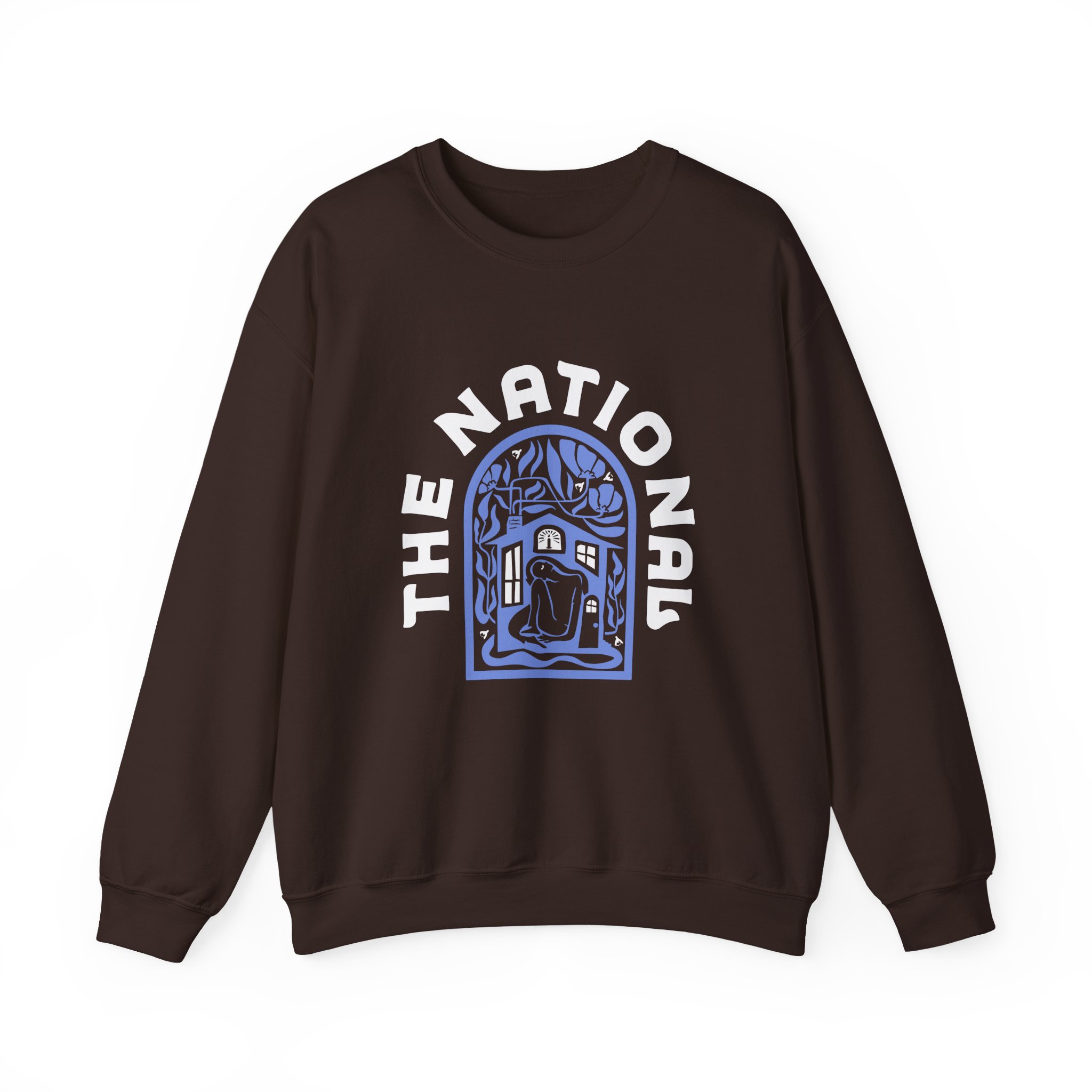 The National Turn Off the House Unisex Heavy Blend Crewneck Sweatshirt