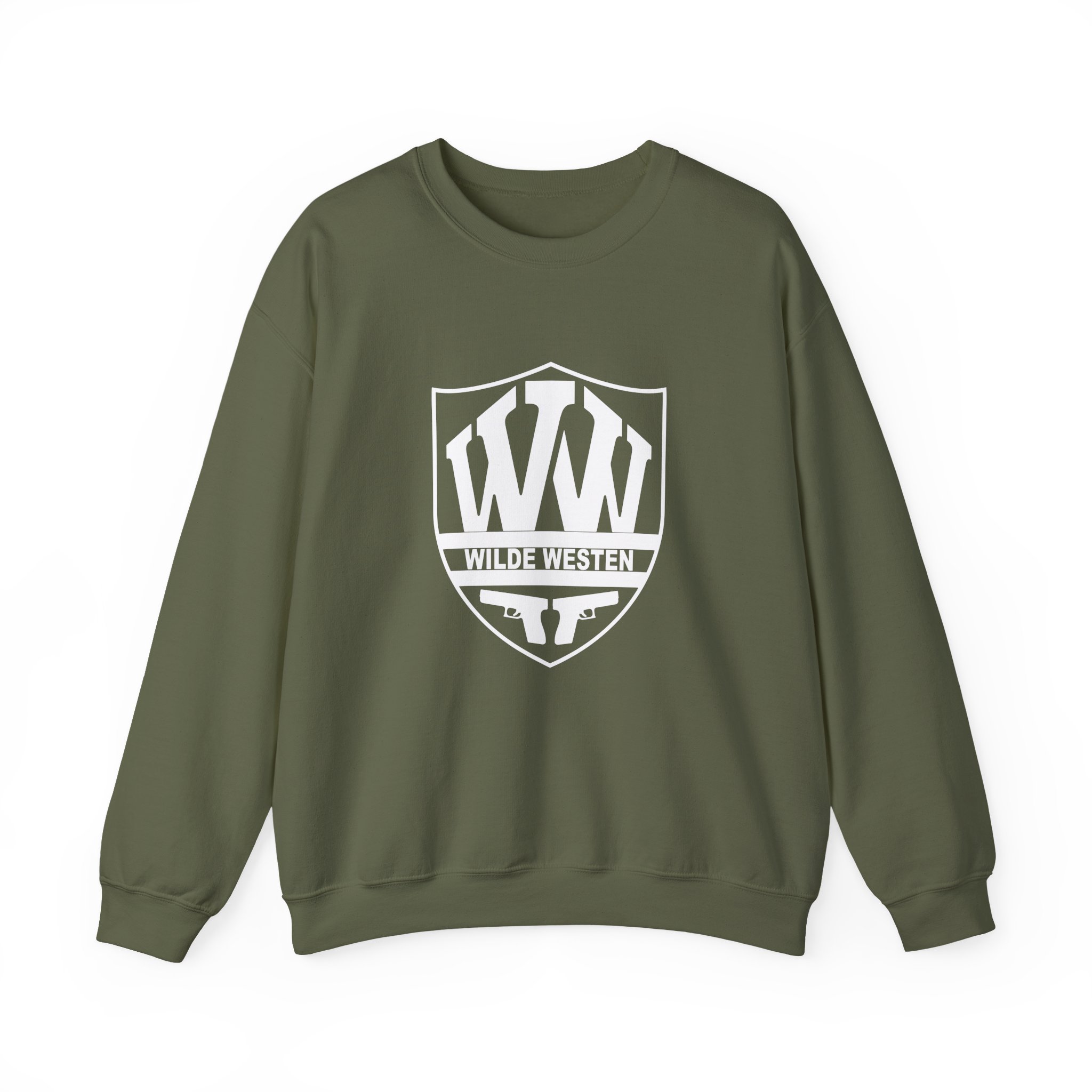 Mula B Louis Wilde Westen Logo Unisex Heavy Blendâ„¢ Crewneck Sweatshirt