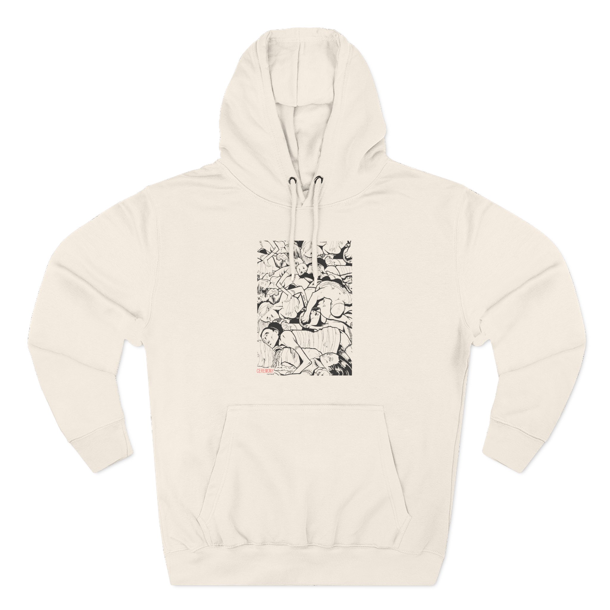 Ceremony Ruined Three-Panel Fleece Hoodie