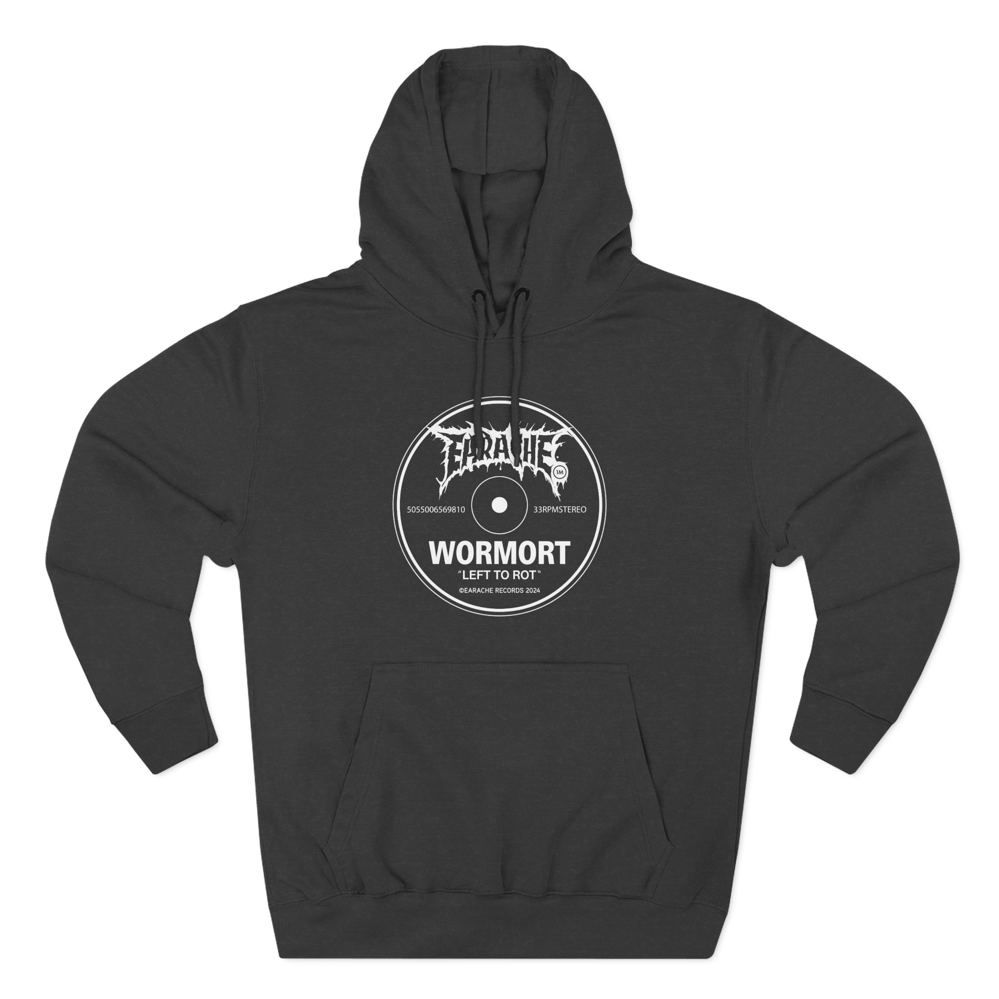 Wormrot Left to Rot Label Three-Panel Fleece Hoodie