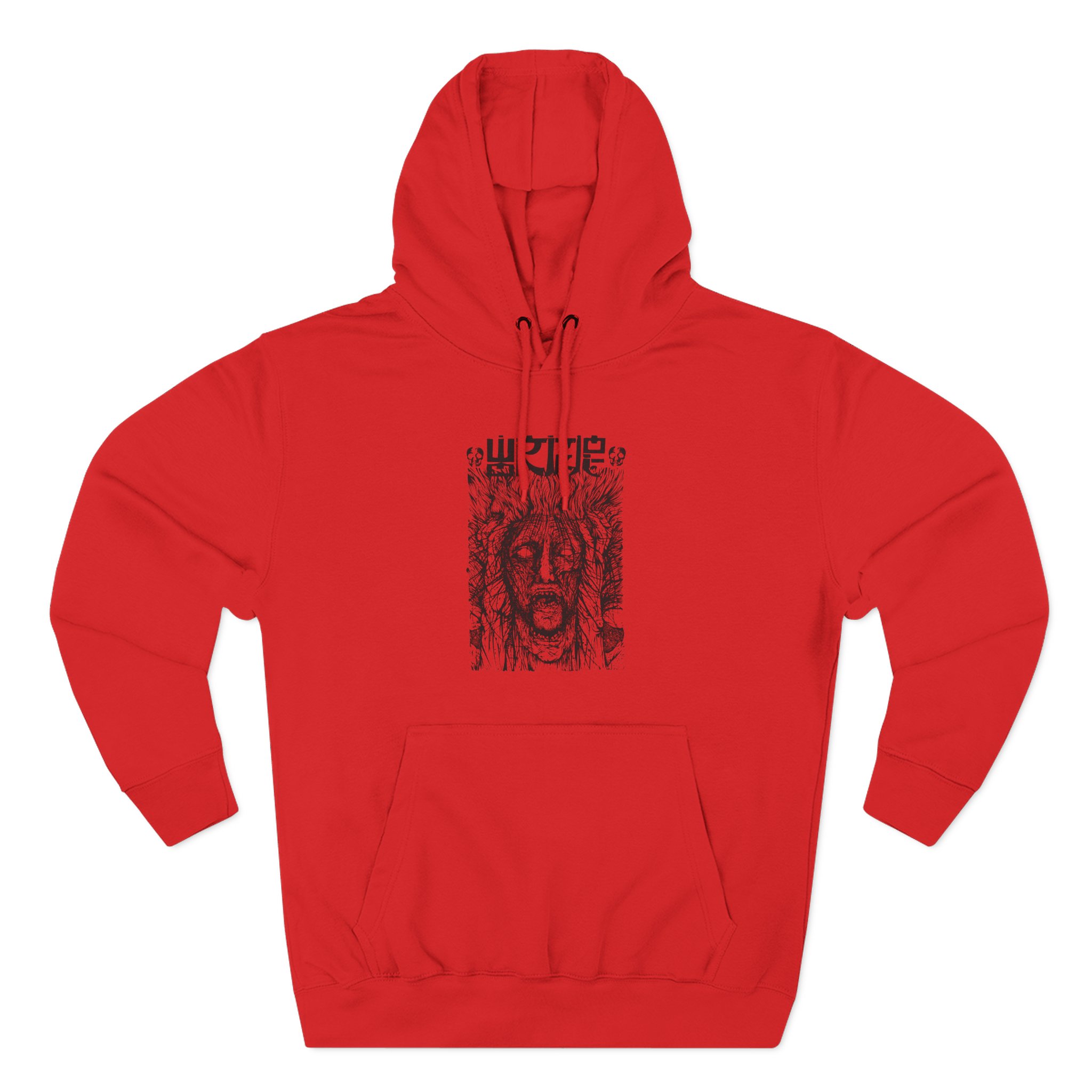 Wormrot Voices Three-Panel Fleece Hoodie